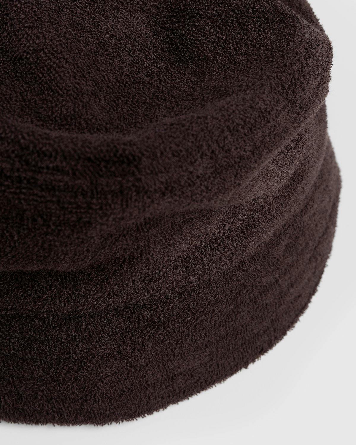 Auralee - Cotton Bucket Hat Brown - Accessories - Brown - Image 2