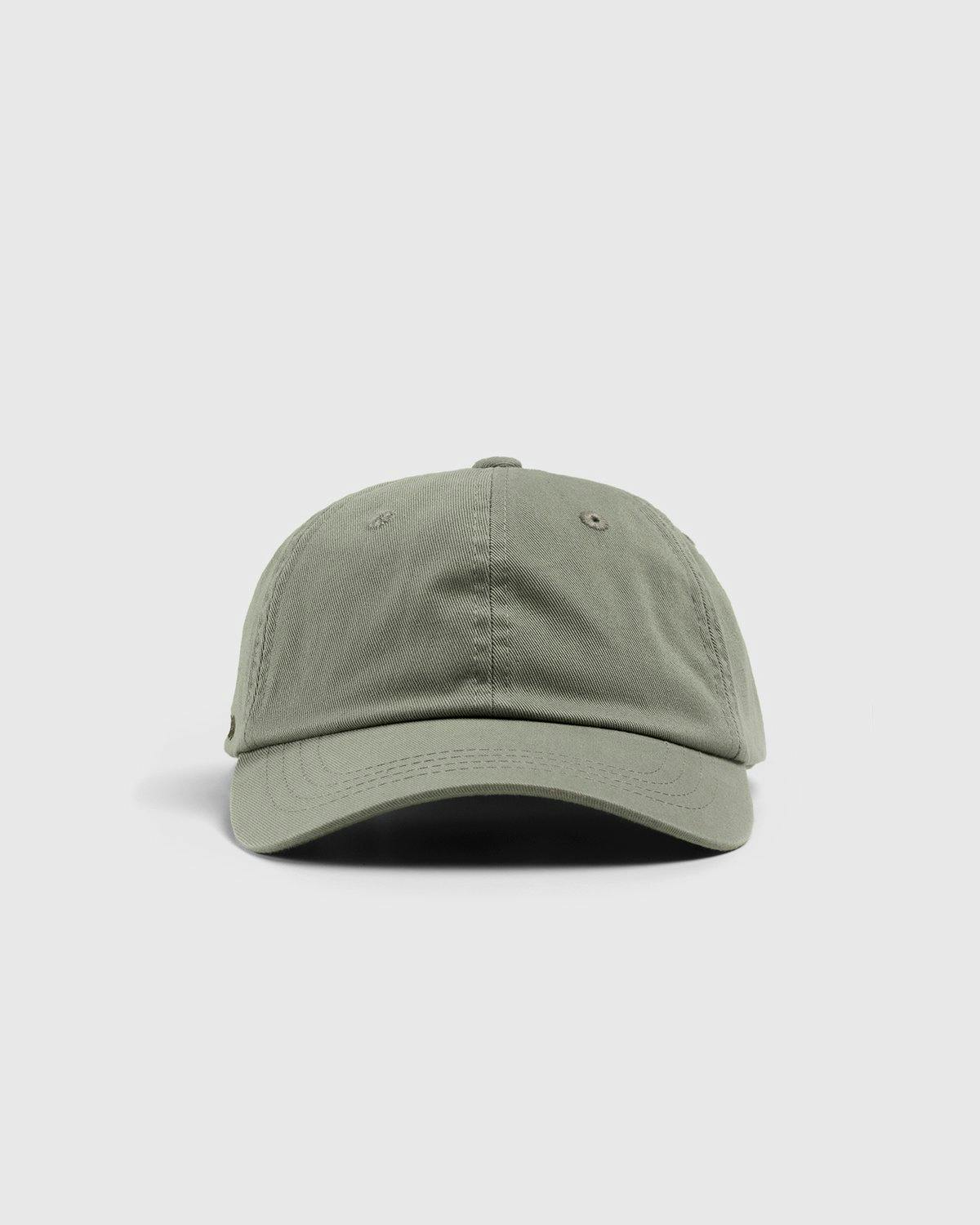 Acne Studios - Cotton Baseball Cap Sage Green - Accessories - Green - Image 2