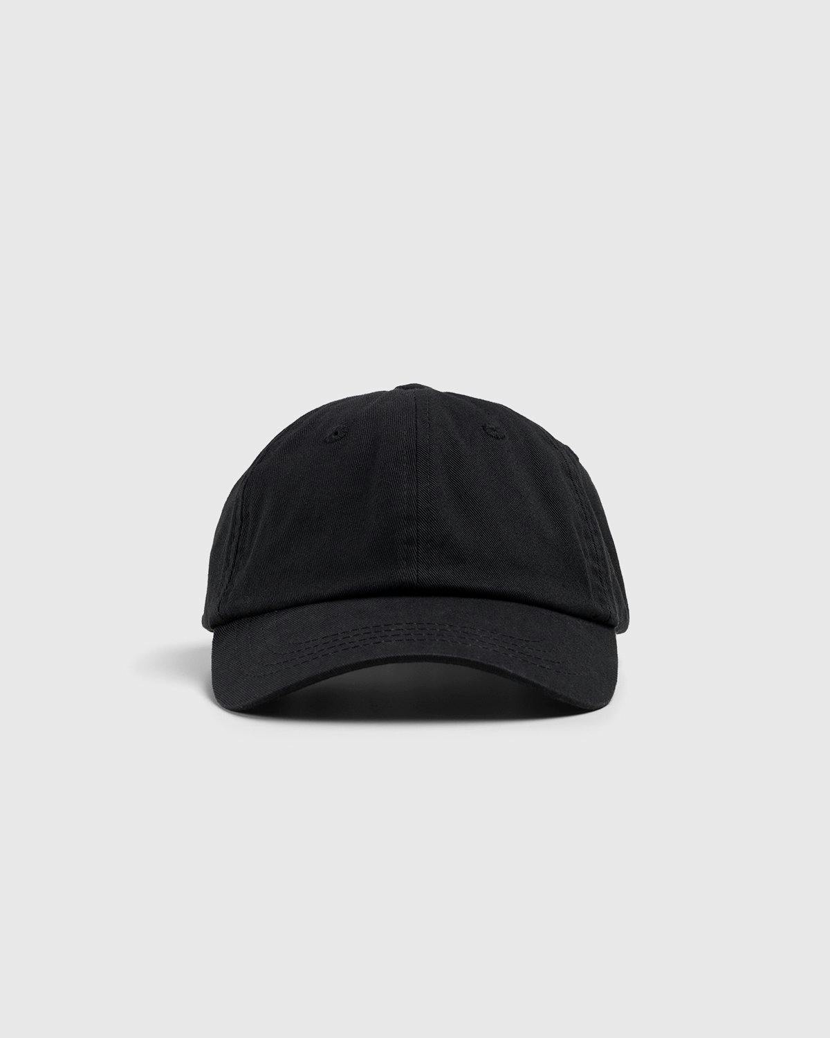 Acne Studios - Cotton Baseball Cap Black - Accessories - Black - Image 2