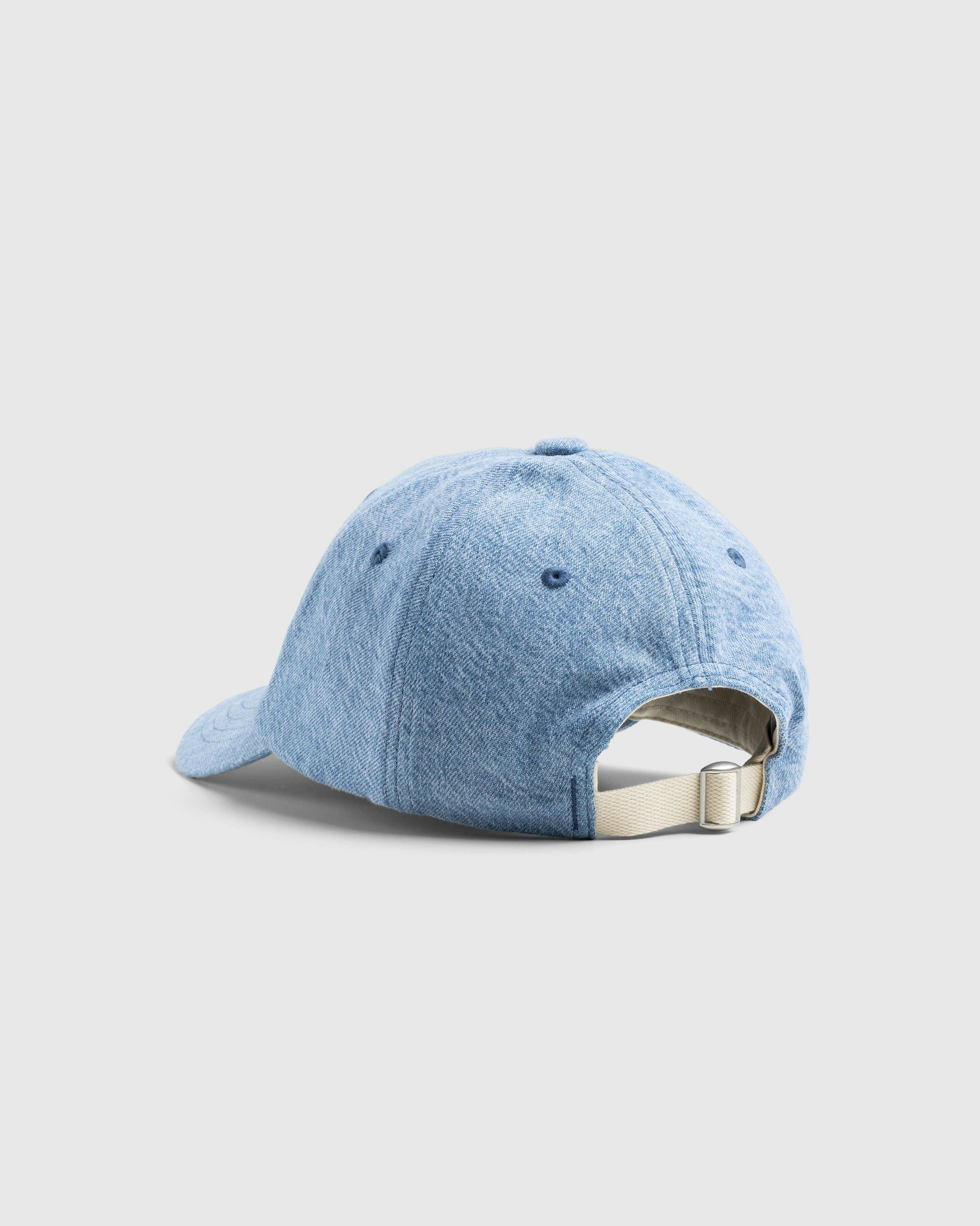 Acne Studios - Cat Print Denim Cap Blue - Accessories - Blue - Image 3