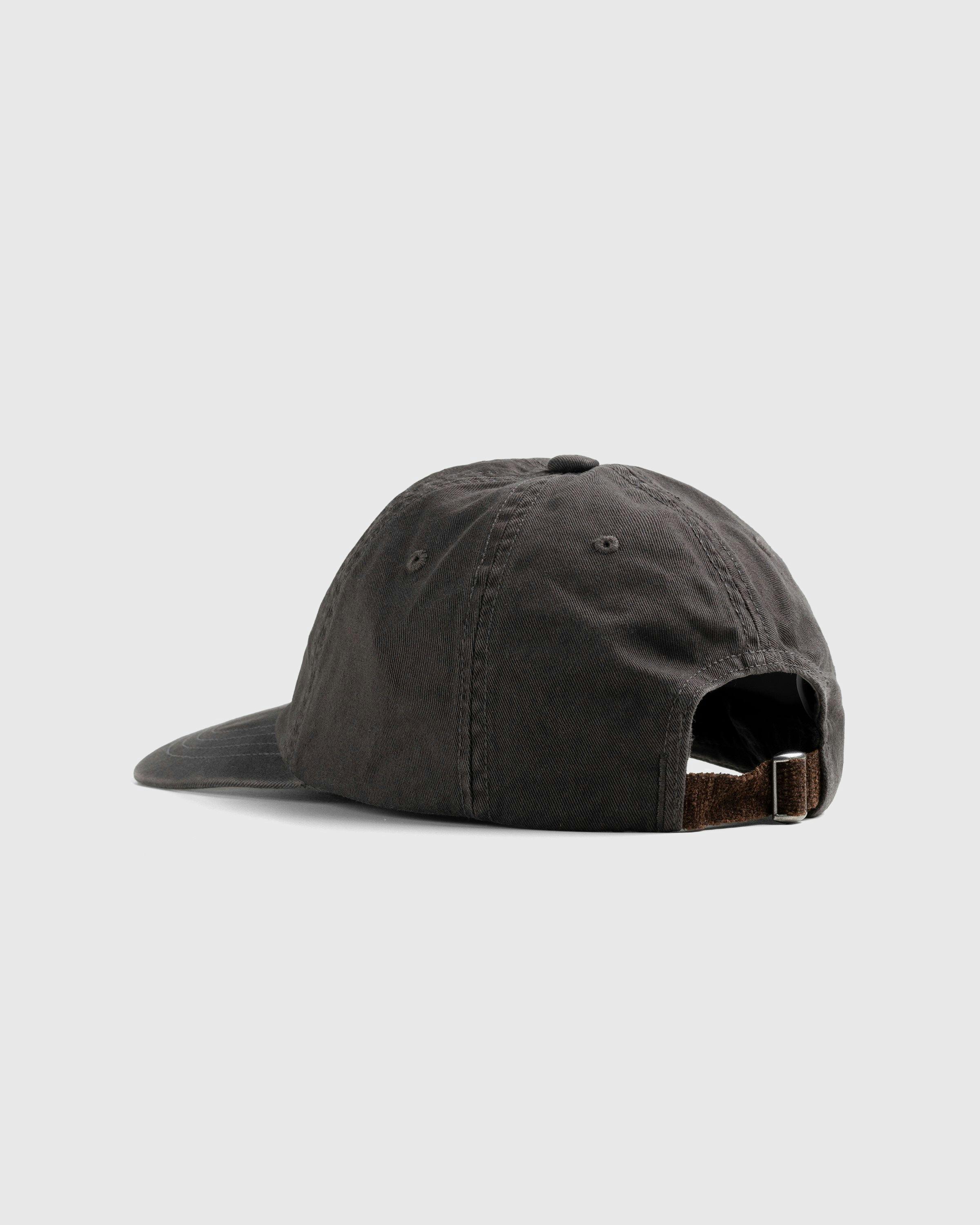 Acne Studios - Bubble Logo Cap Anthracite Grey - Accessories - Blue - Image 3