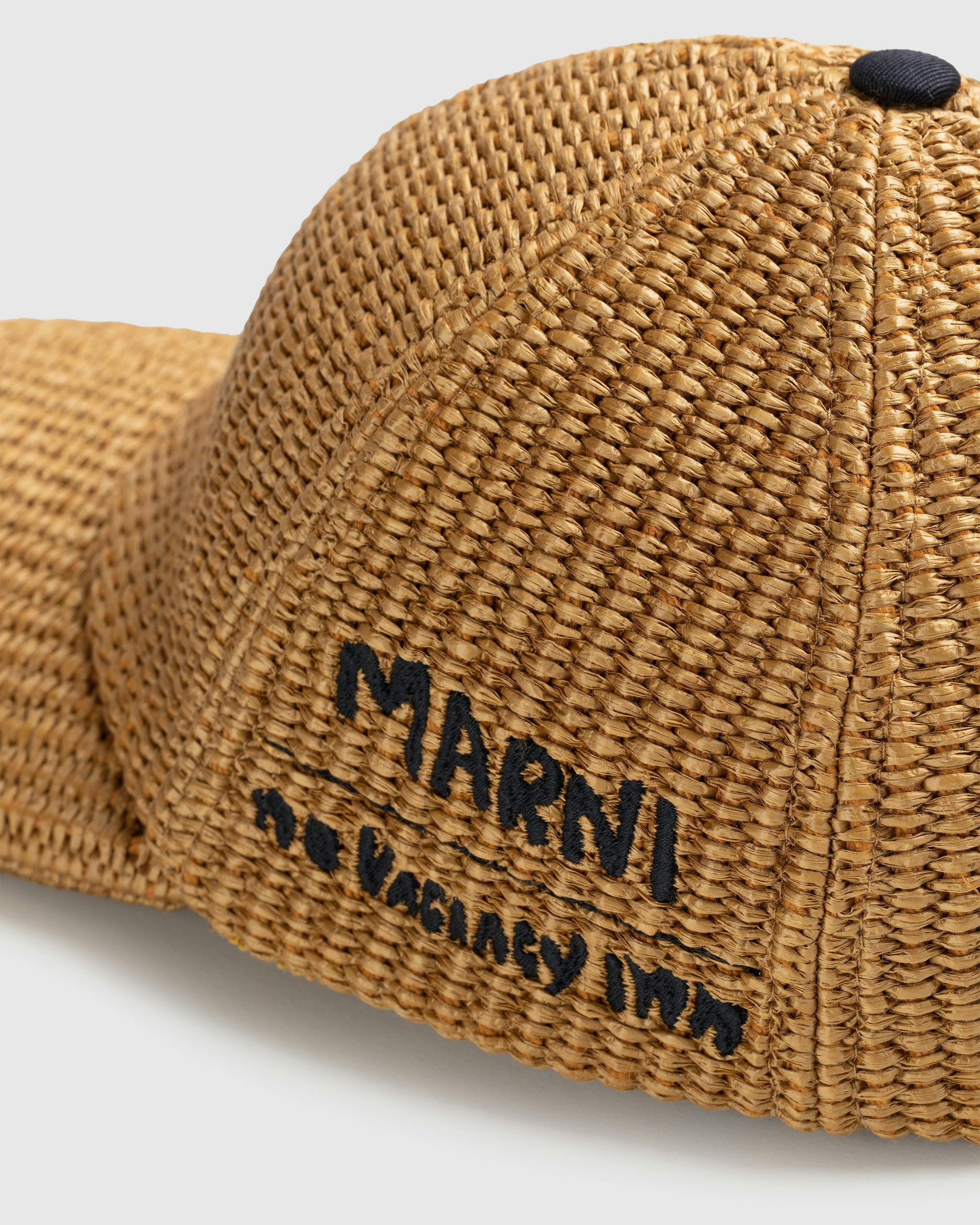 Marni x No Vacancy Inn - Logo Baseball Cap Caramel - Accessories - Brown - Image 6