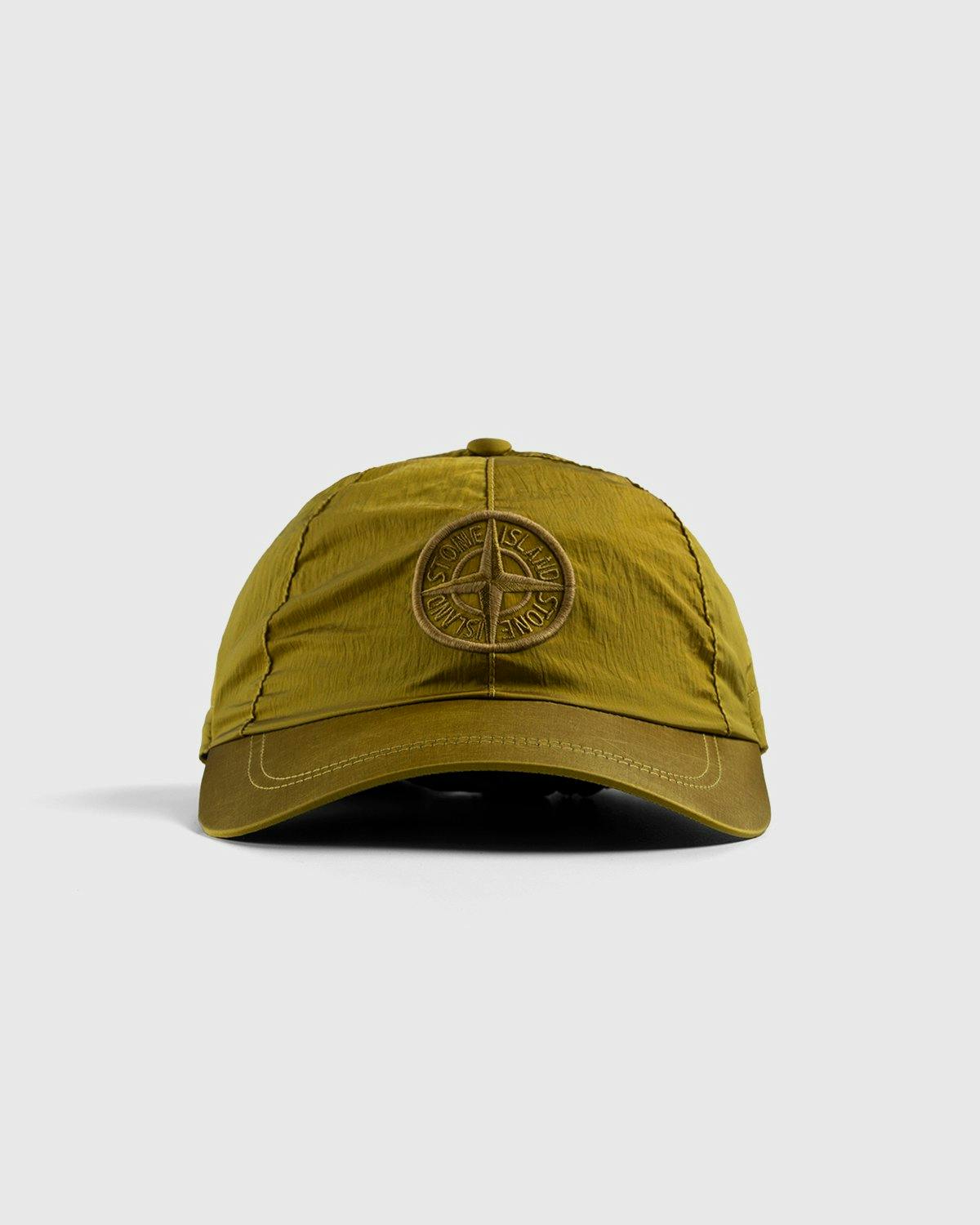 Stone Island - 99576 Nylon Metal Cap Yellow - Accessories - Yellow - Image 3