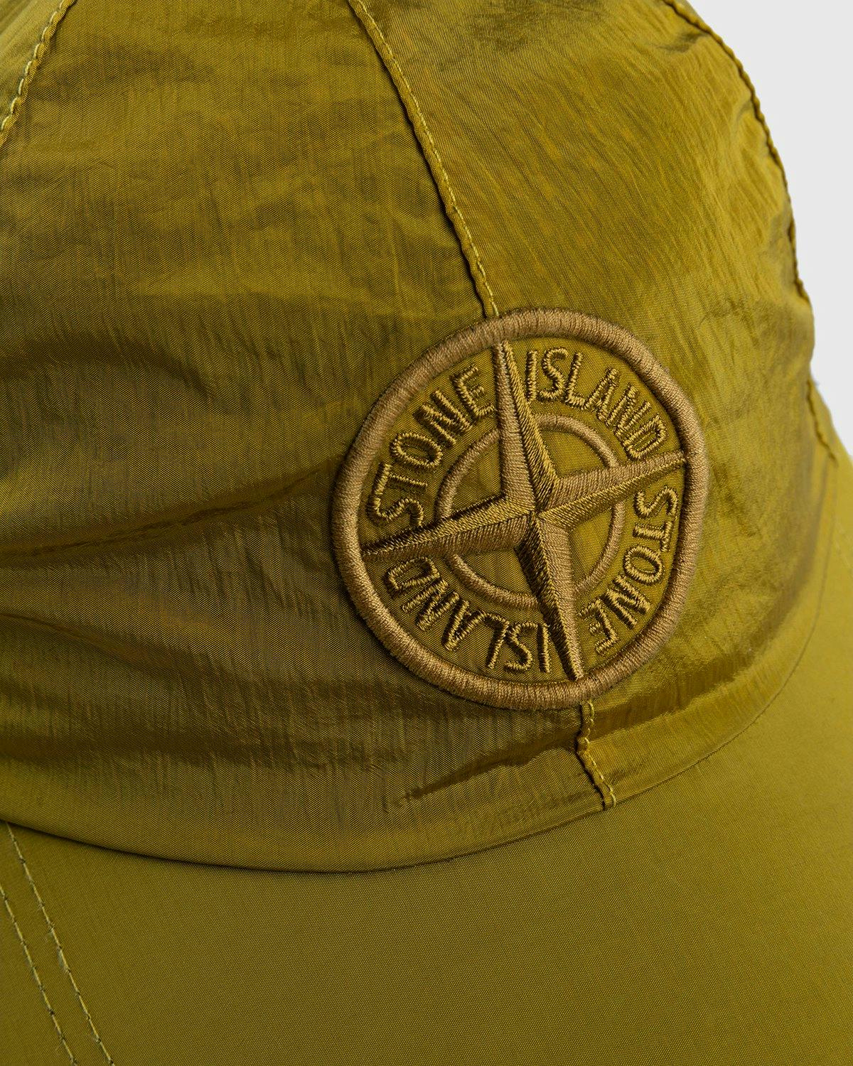 Stone Island - 99576 Nylon Metal Cap Yellow - Accessories - Yellow - Image 4