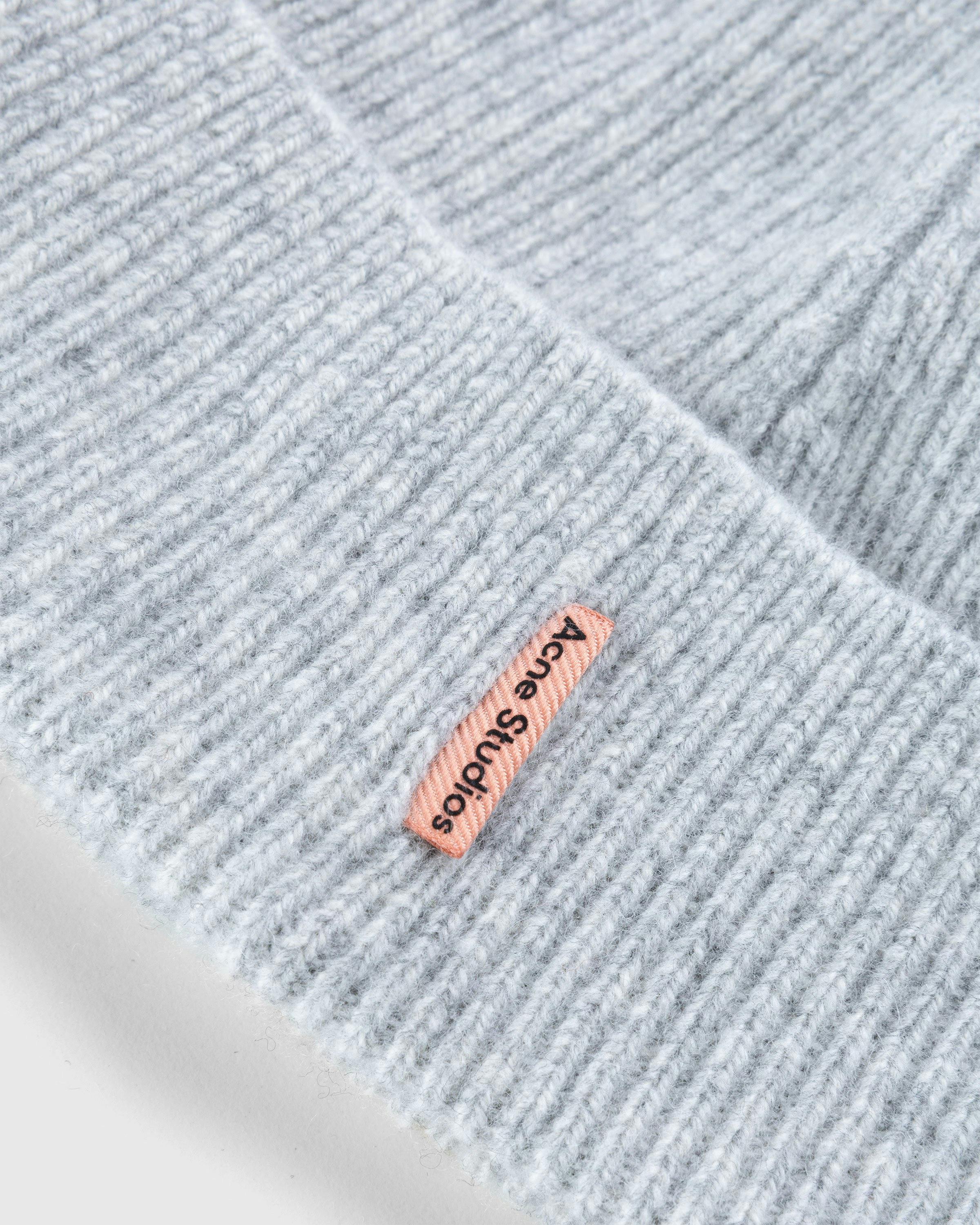 Acne Studios - Wool Cashmere Beanie Grey - Accessories - Grey - Image 3