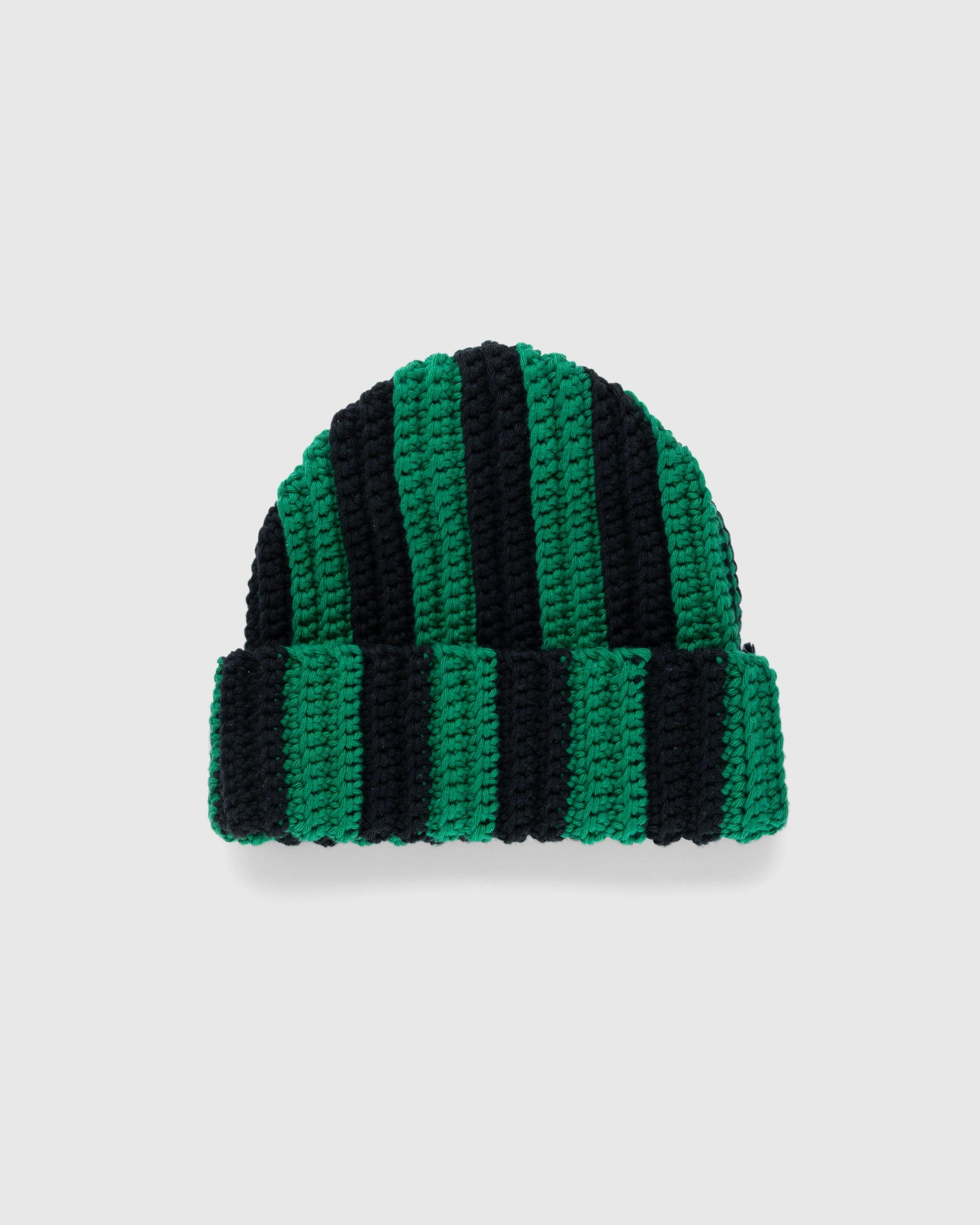 Pauluschkaa - Stripes Beanie Green/Black - Accessories - Multi - Image 2