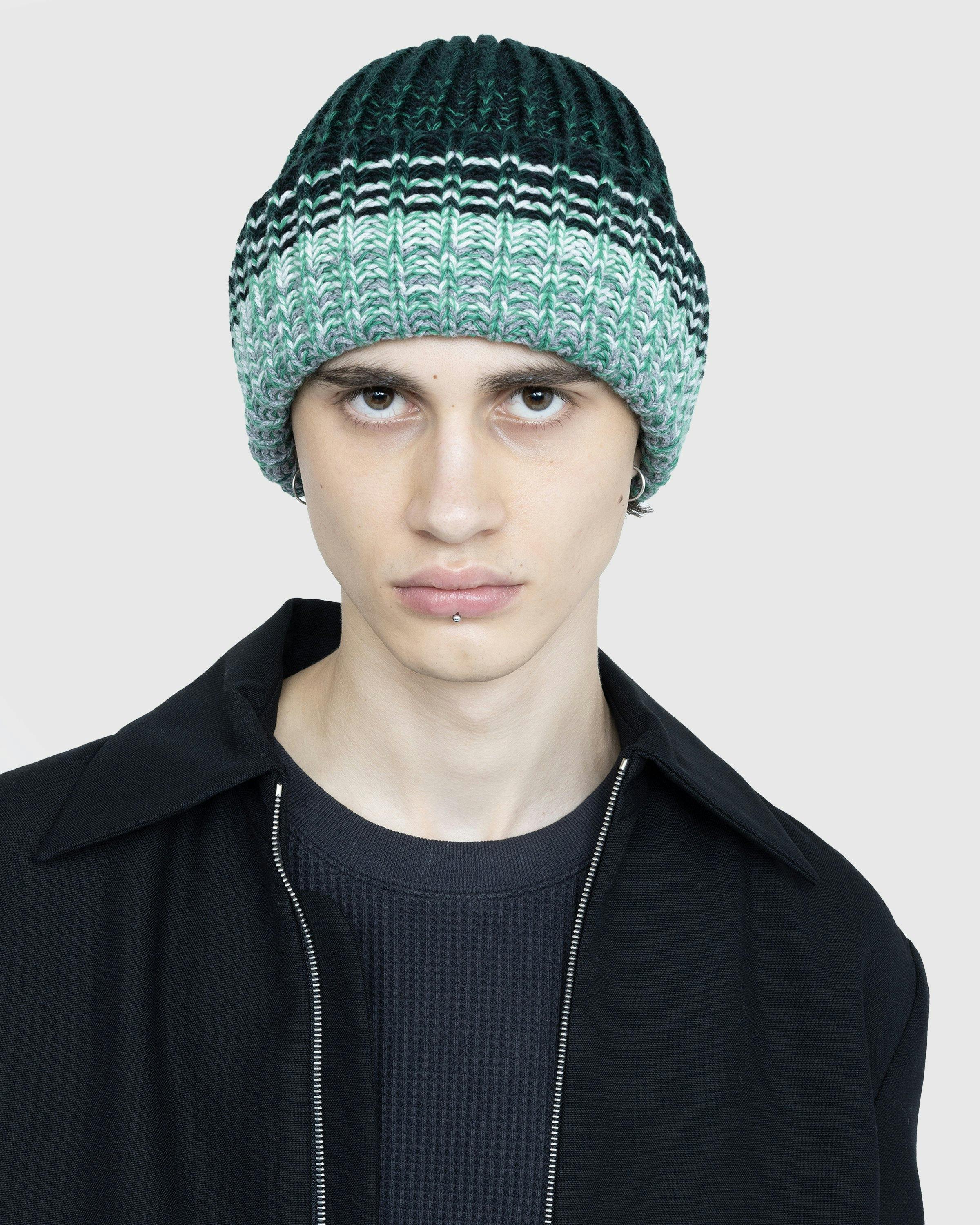 Missoni - Wool Beanie Green/Black/White - Accessories - Multi - Image 3