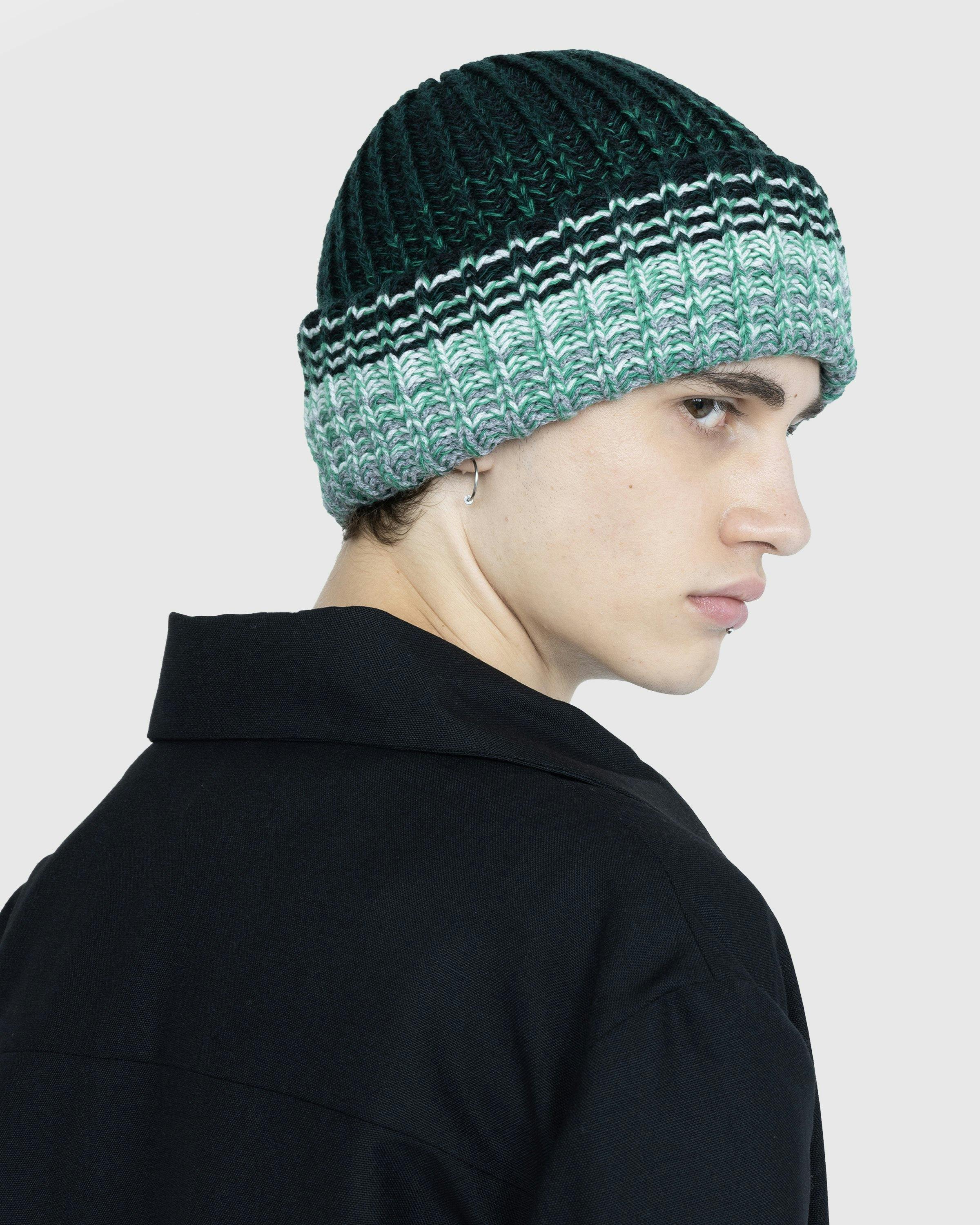 Missoni - Wool Beanie Green/Black/White - Accessories - Multi - Image 4