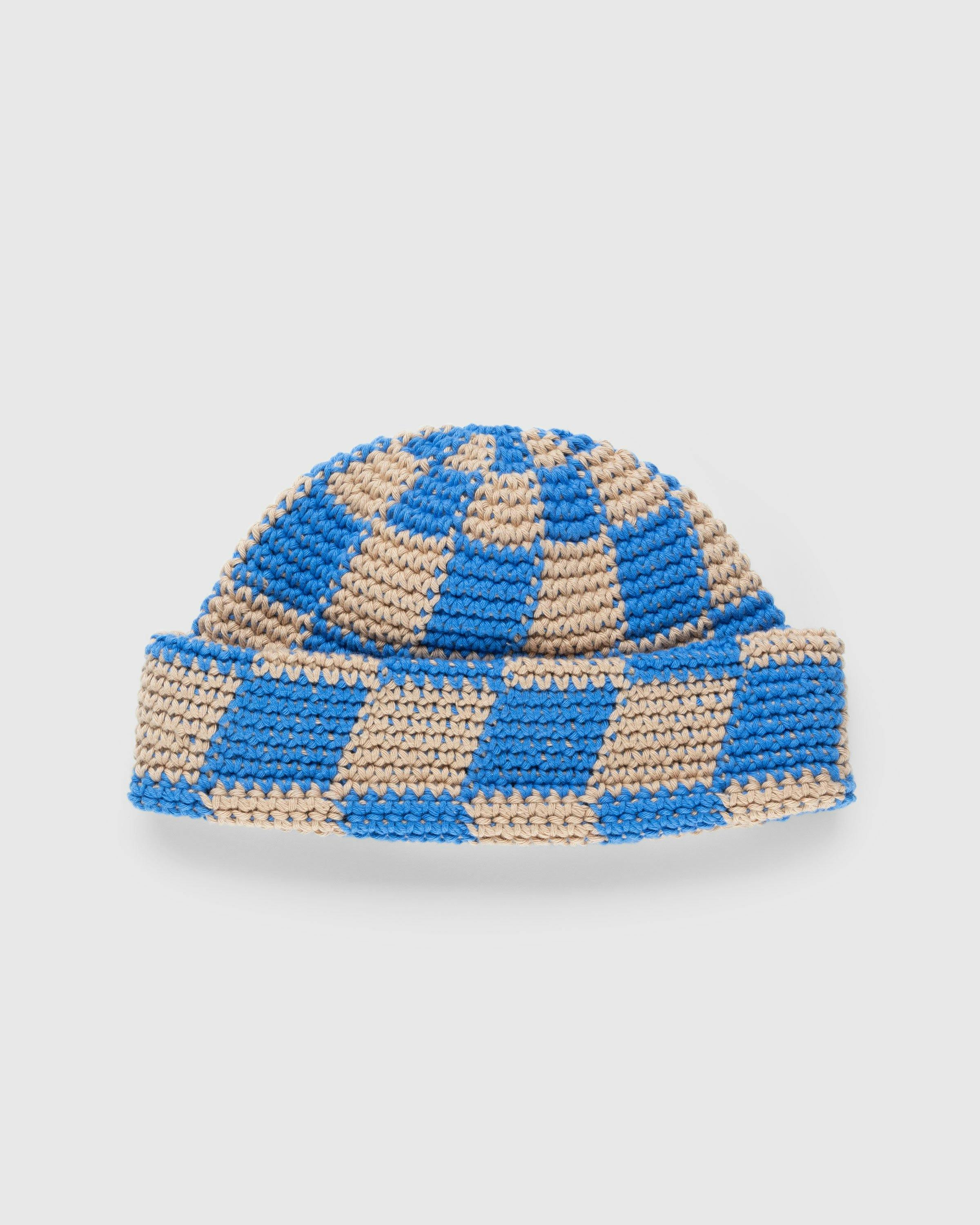 Pauluschkaa - Checkered Beanie Blue/Beige - Accessories - Multi - Image 2