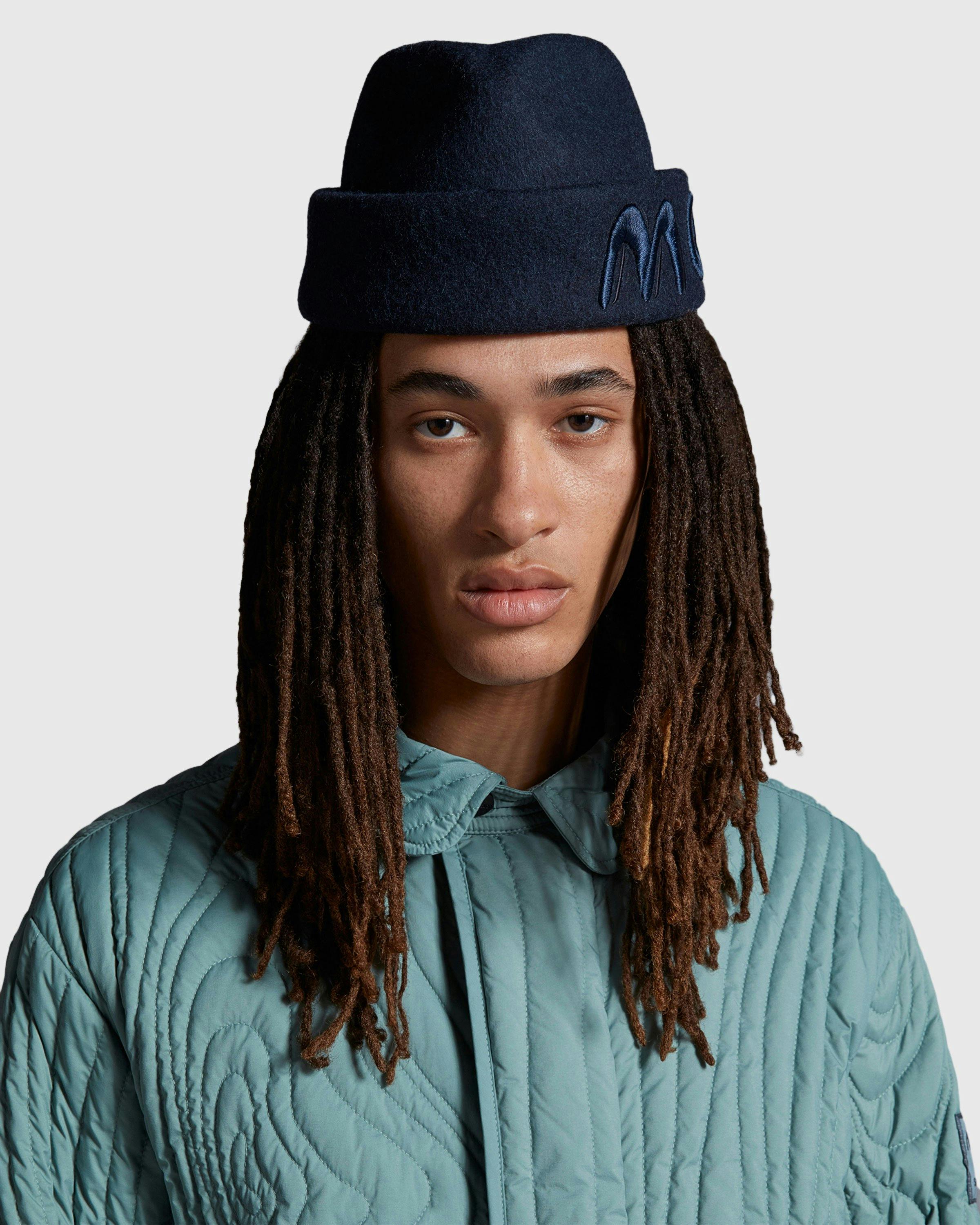 Moncler x Salehe Bembury - Wool Beanie Blue - Accessories - Blue - Image 2