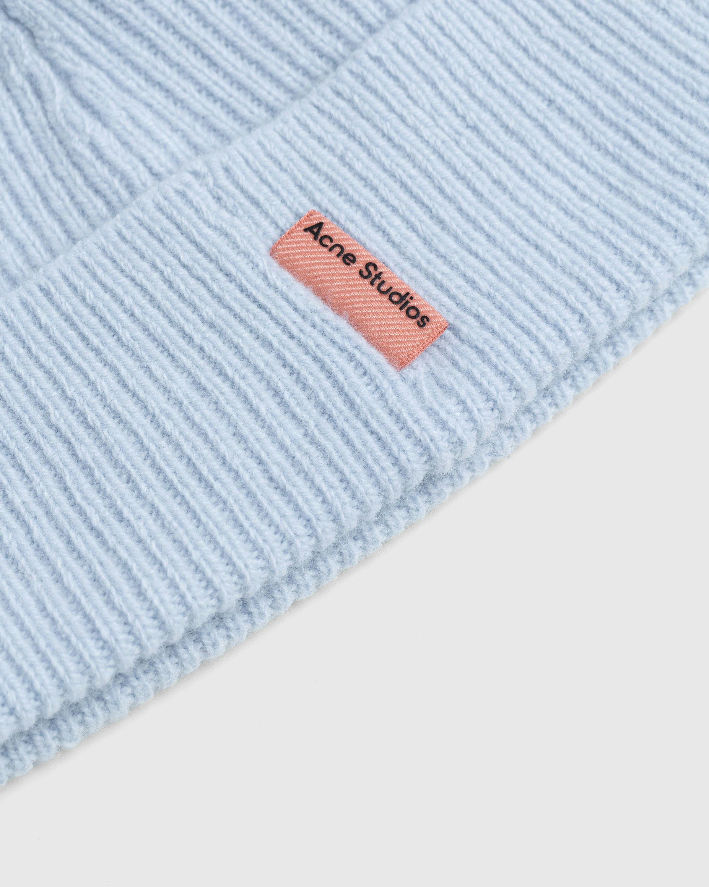 Acne Studios - Wool Cashmere Beanie Blue - Accessories - Blue - Image 3