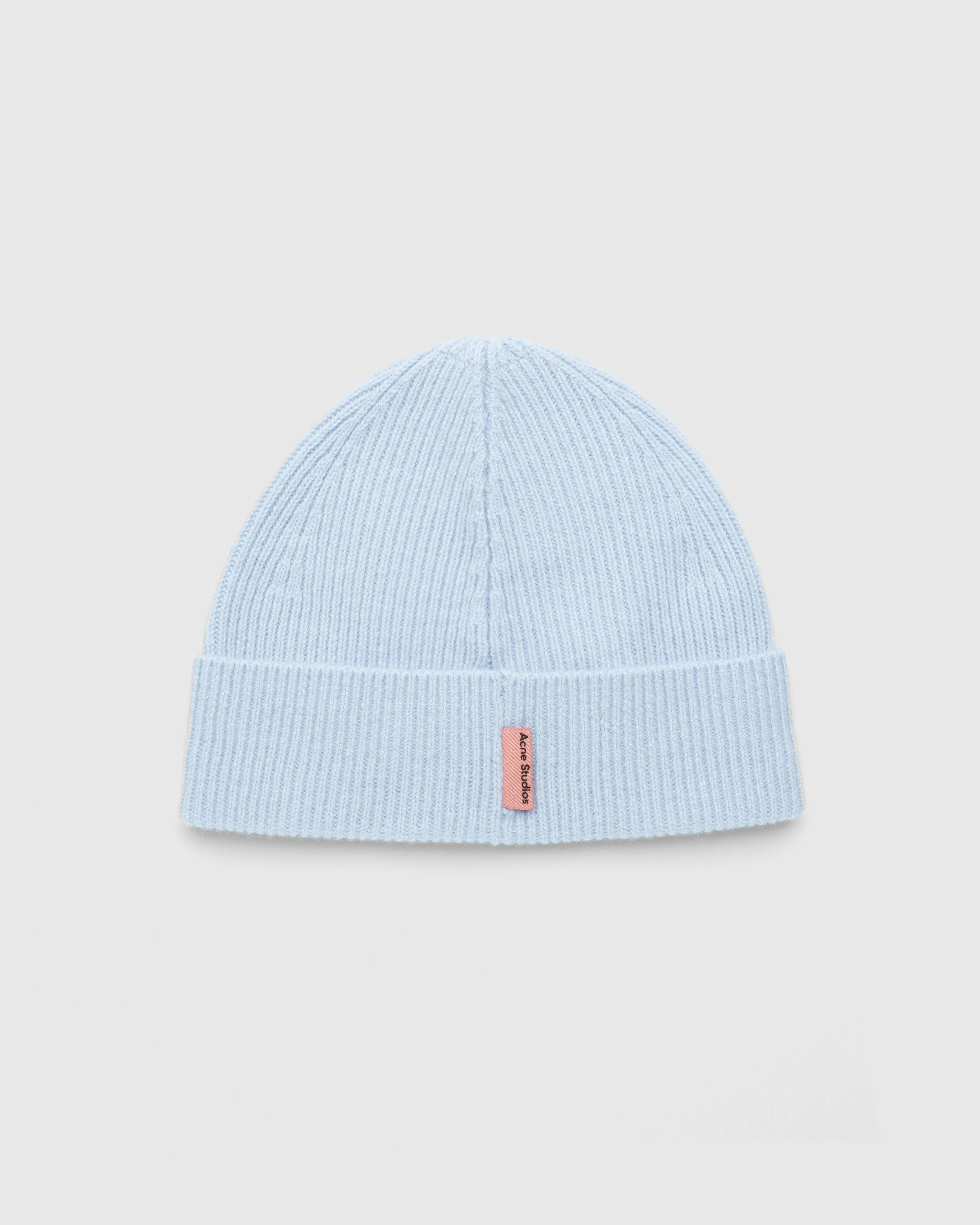 Acne Studios - Wool Cashmere Beanie Blue - Accessories - Blue - Image 2