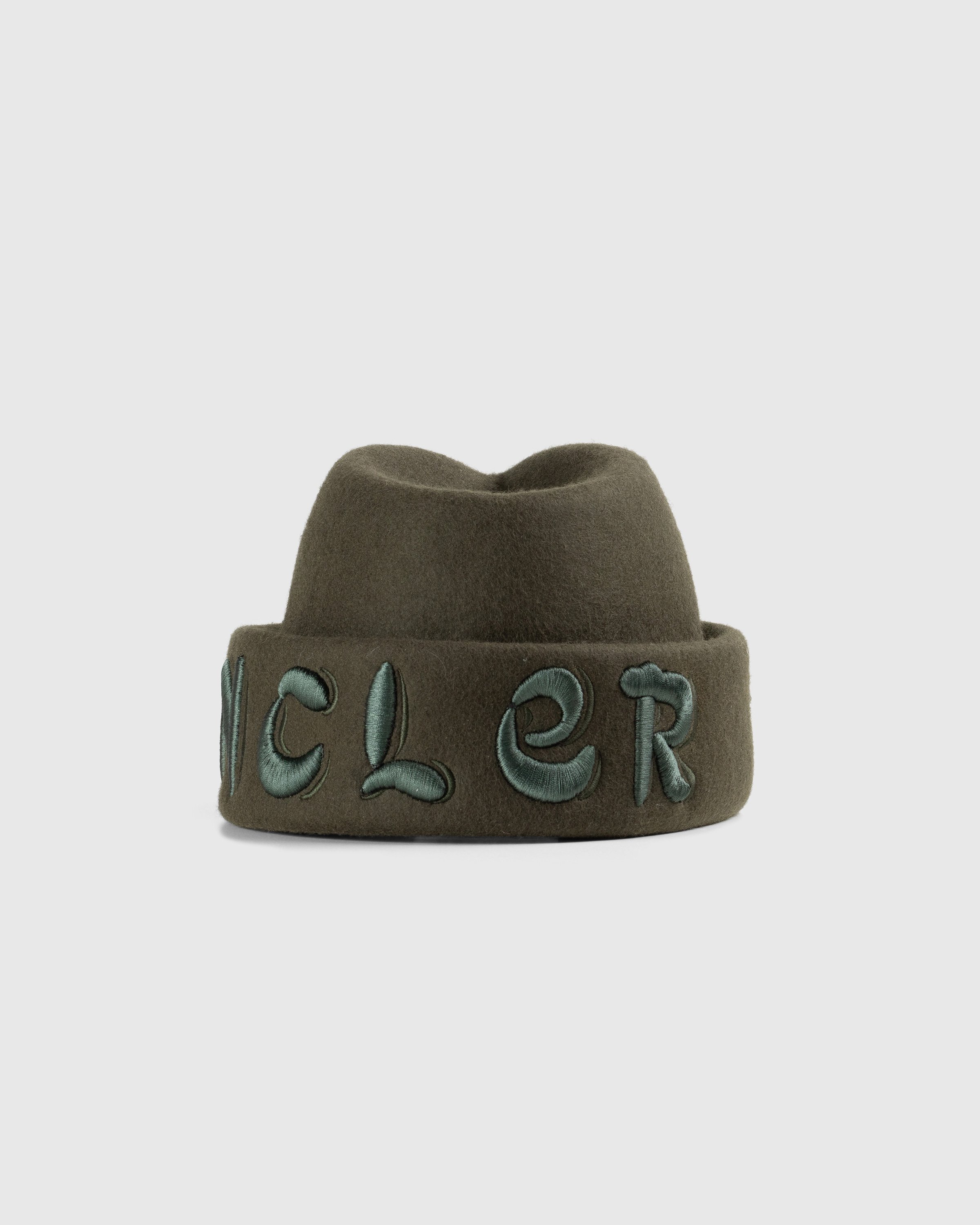 Moncler x Salehe Bembury - Wool Felt Beanie Green - Accessories - Green - Image 3