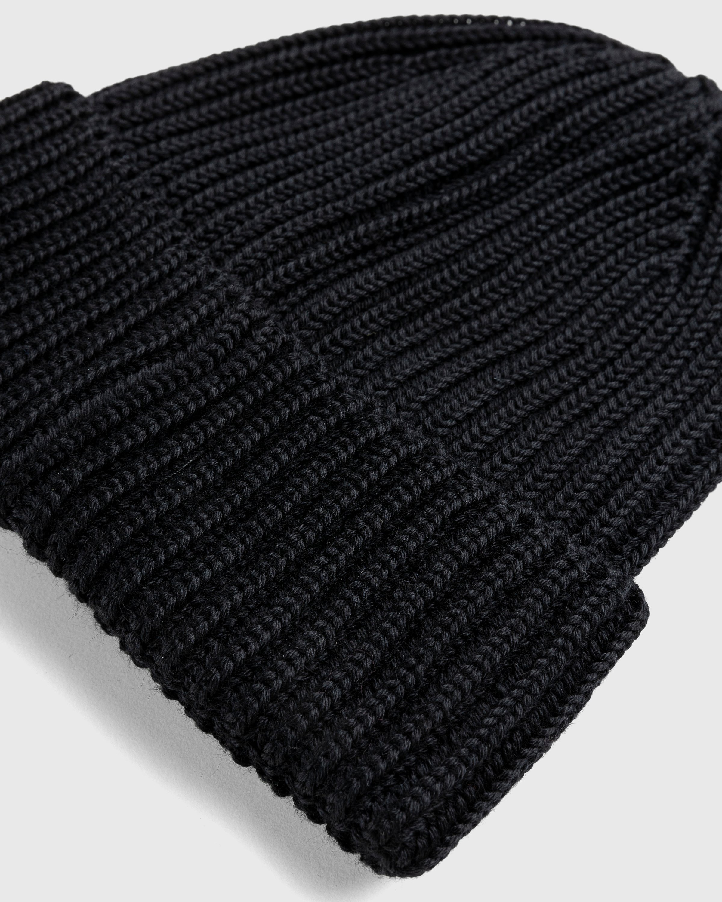 C.P. Company - Extra Fine Merino Wool Goggle Beanie Black - Accessories - Black - Image 4