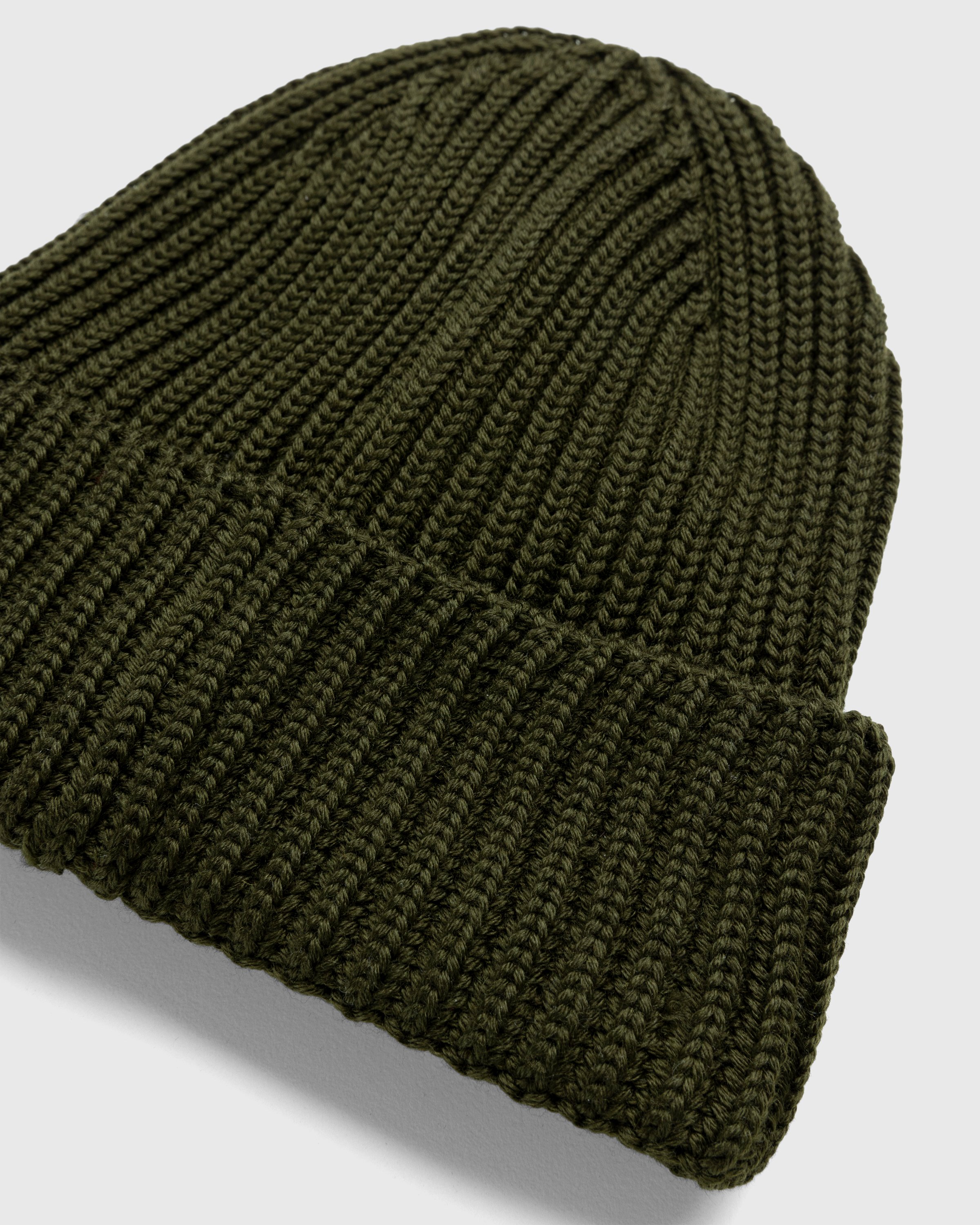 C.P. Company - Extra Fine Merino Wool Goggle Beanie Green - Accessories - Green - Image 4