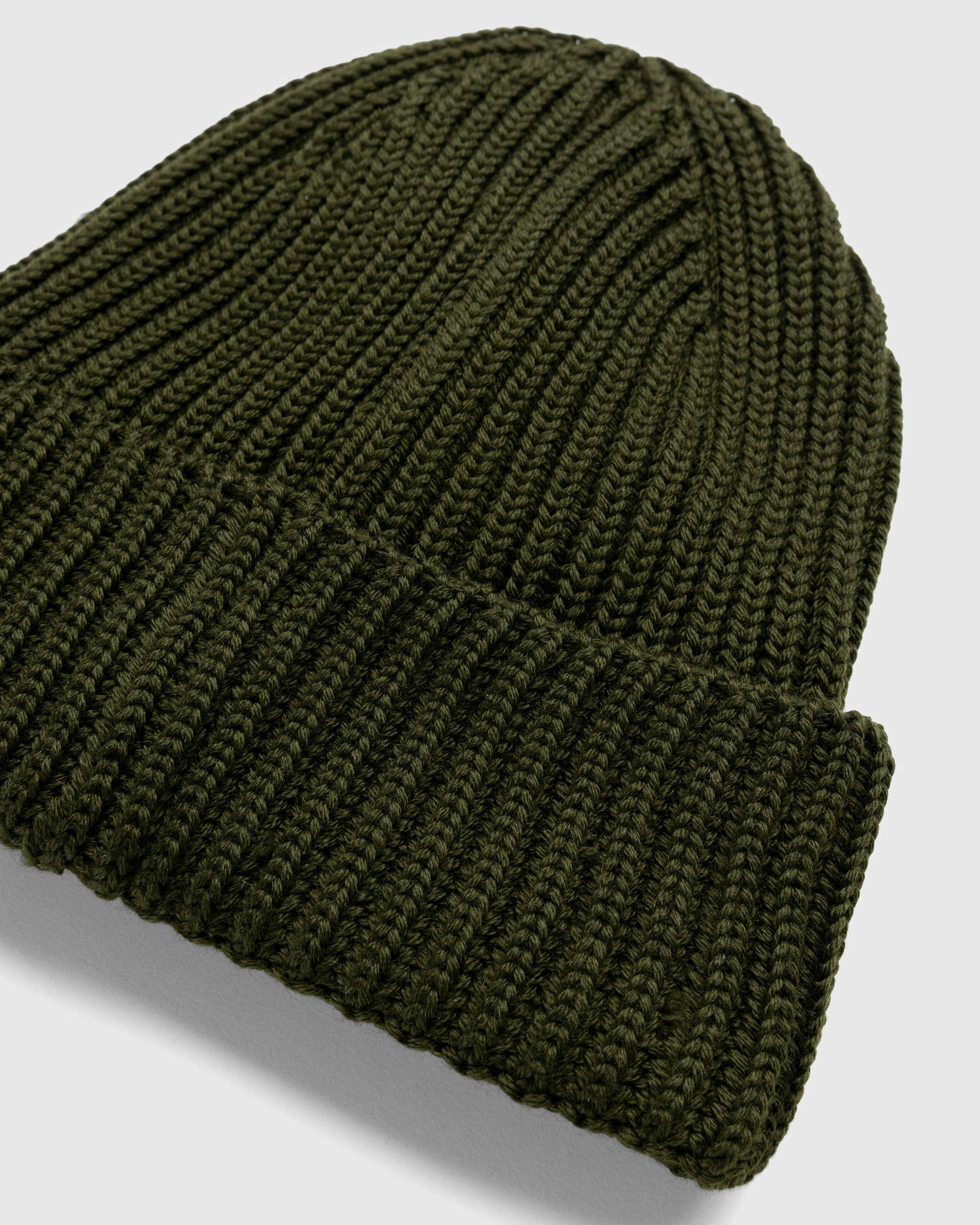 C.P. Company Extra Fine Merino Wool Goggle Beanie Green