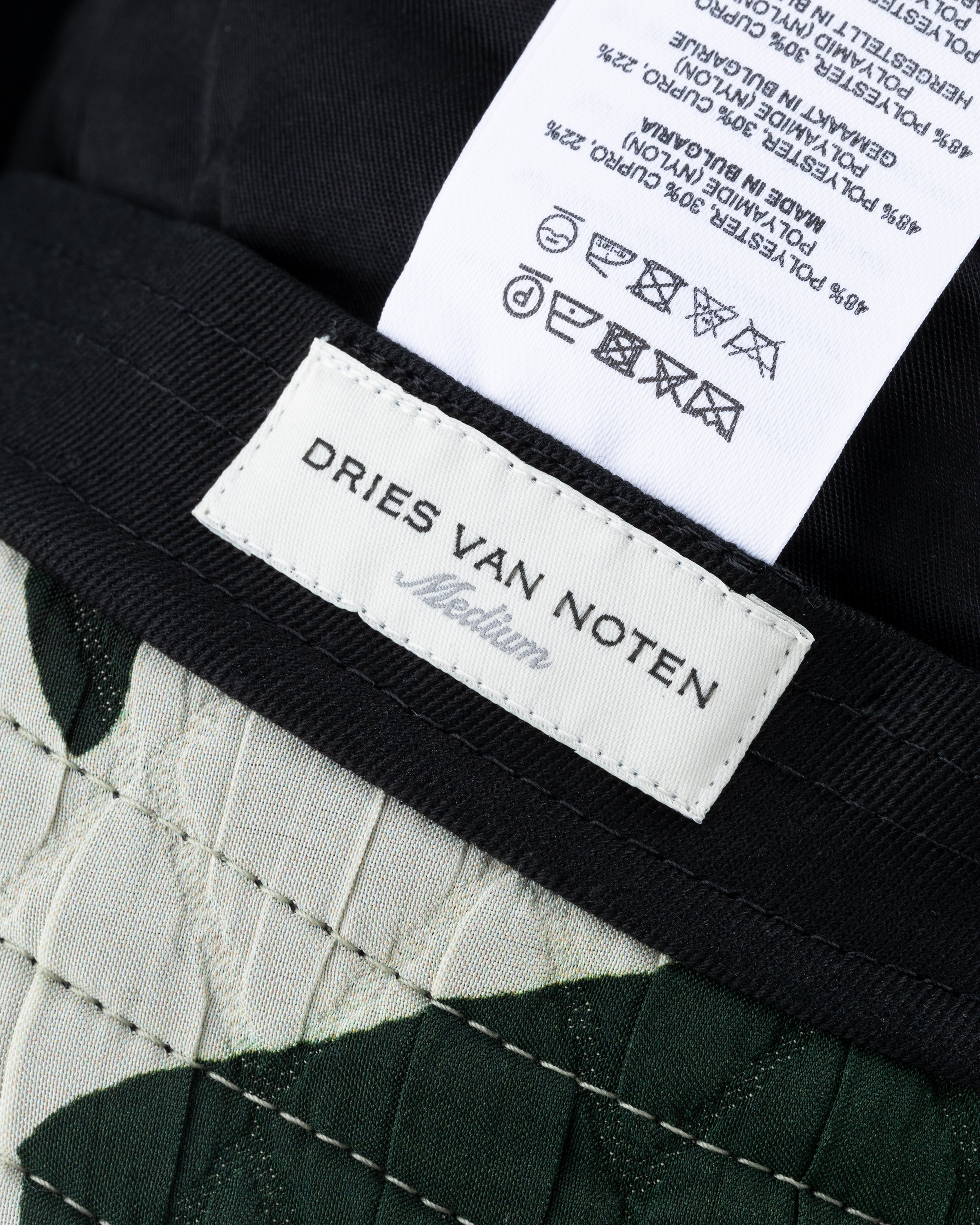 Dries van Noten - Gilly Hat Green - Accessories - Black - Image 3