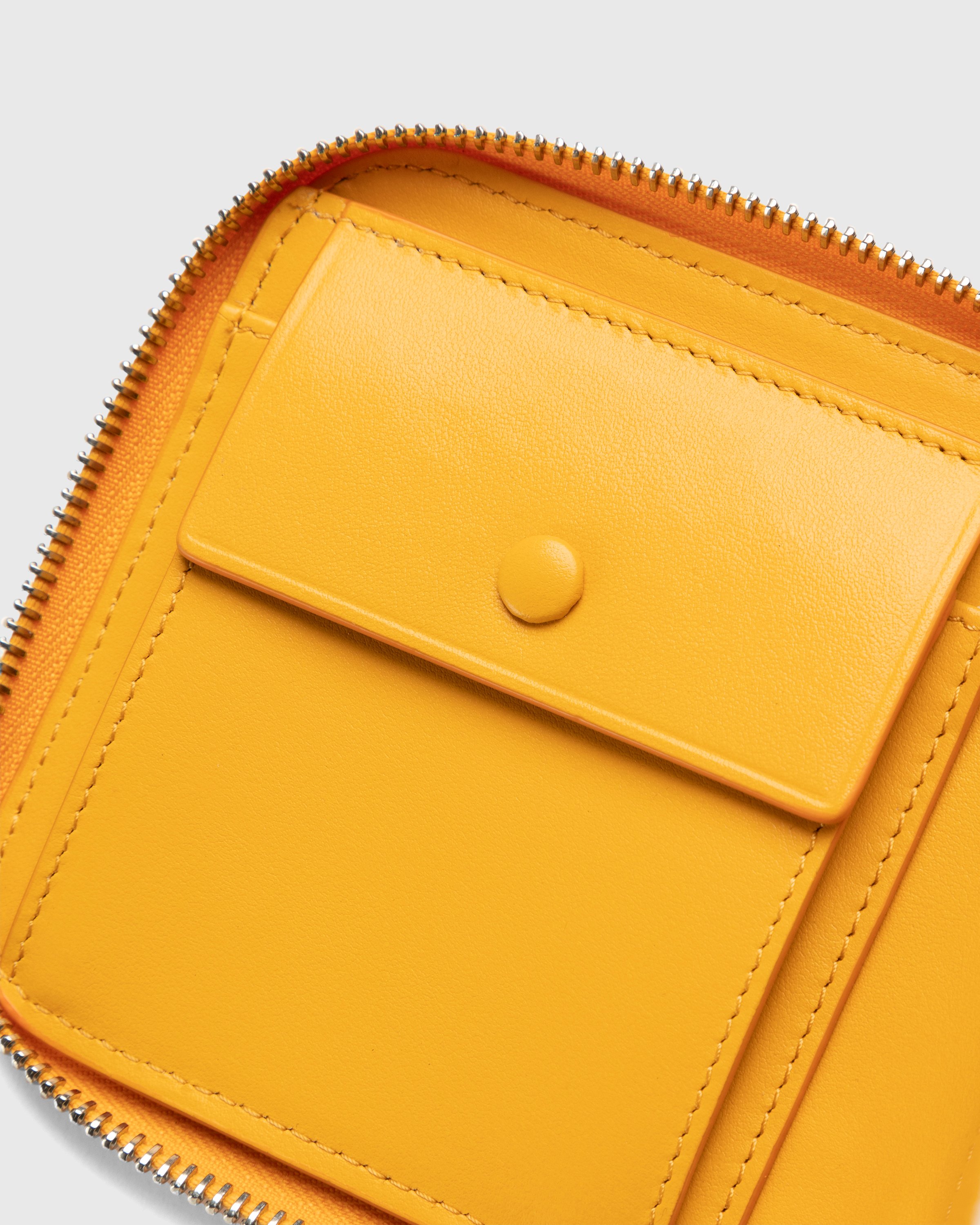 Acne Studios - Leather Zip Wallet Orange - Accessories - Orange - Image 4