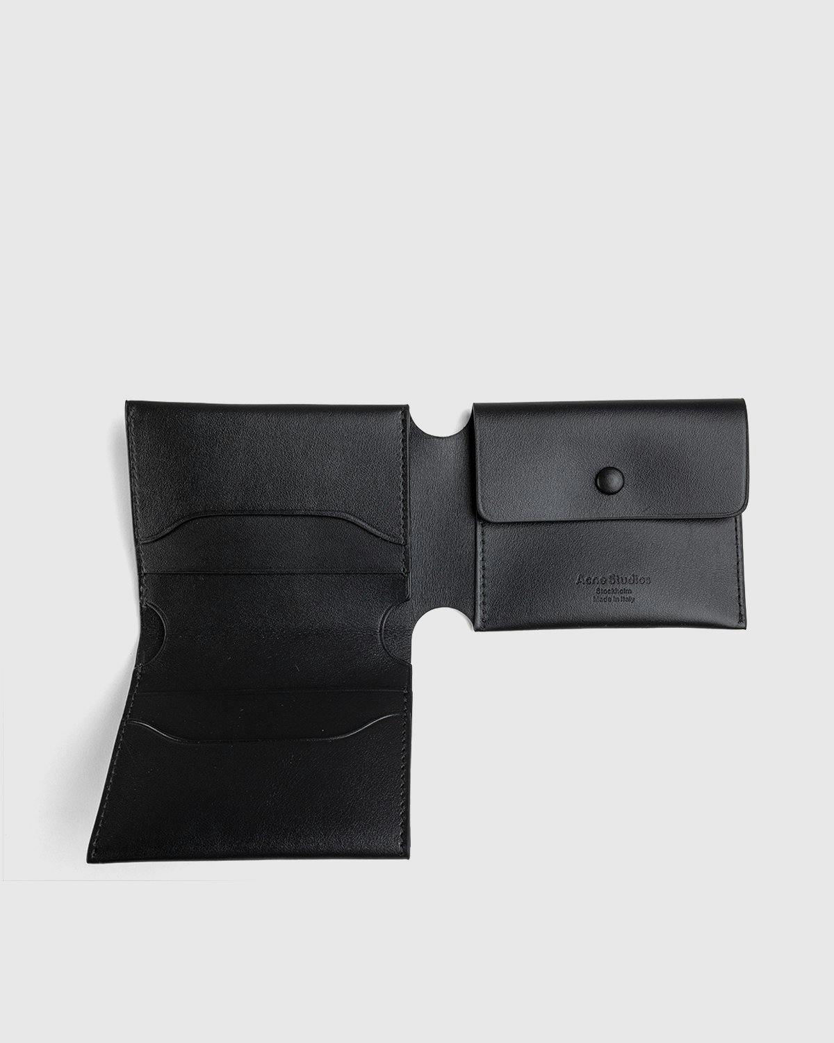 Acne Studios - Trifold Wallet Black - Accessories - Black - Image 3