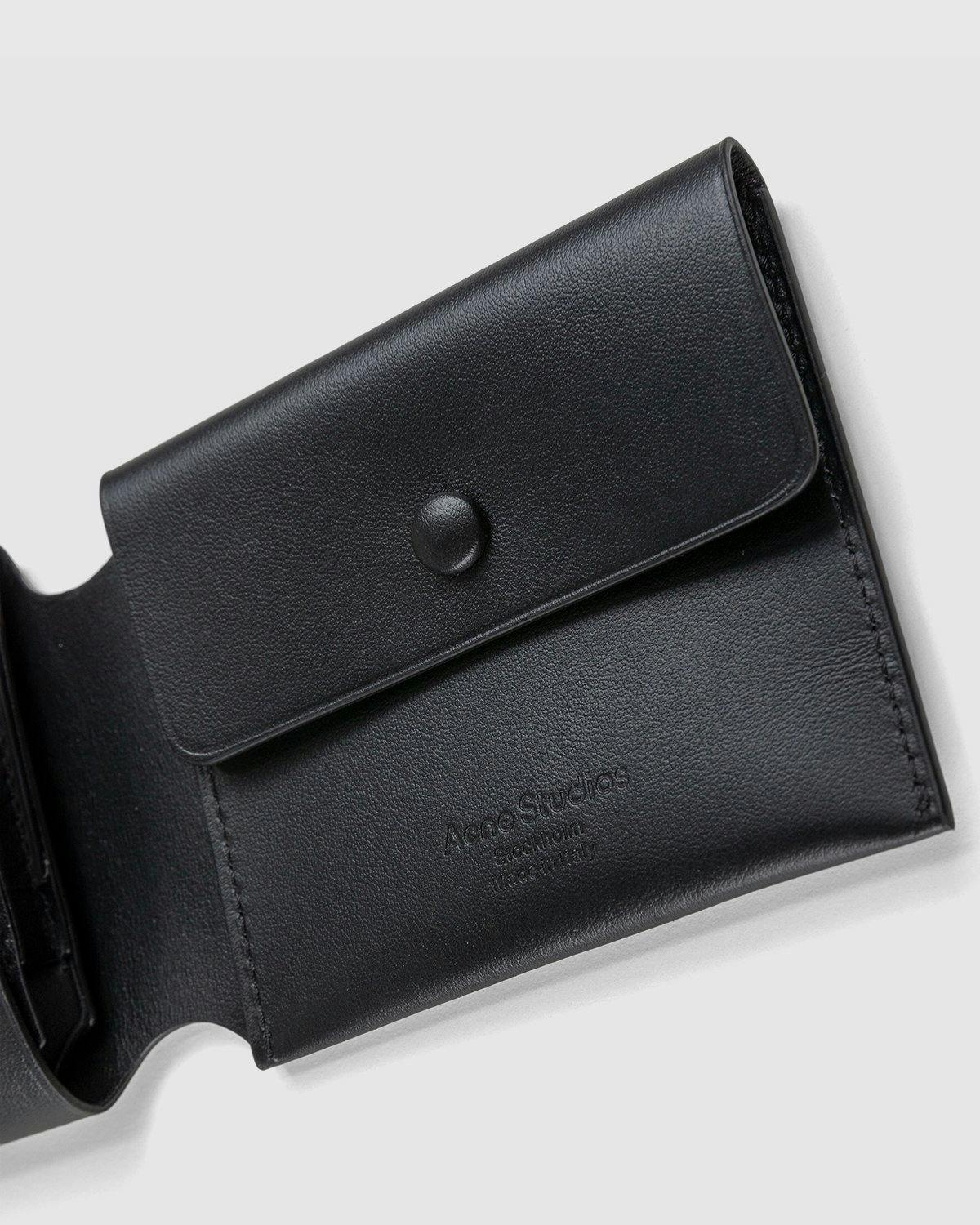 Acne Studios - Trifold Wallet Black - Accessories - Black - Image 5