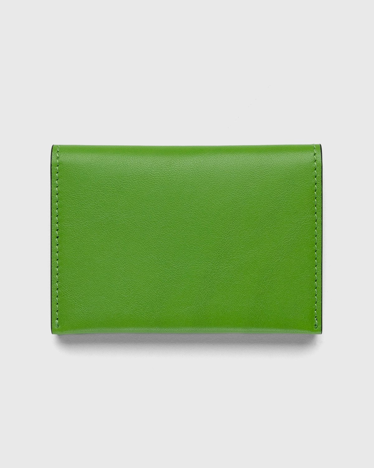 Acne Studios - Leather Card Case Multi Green - Accessories - Green - Image 2