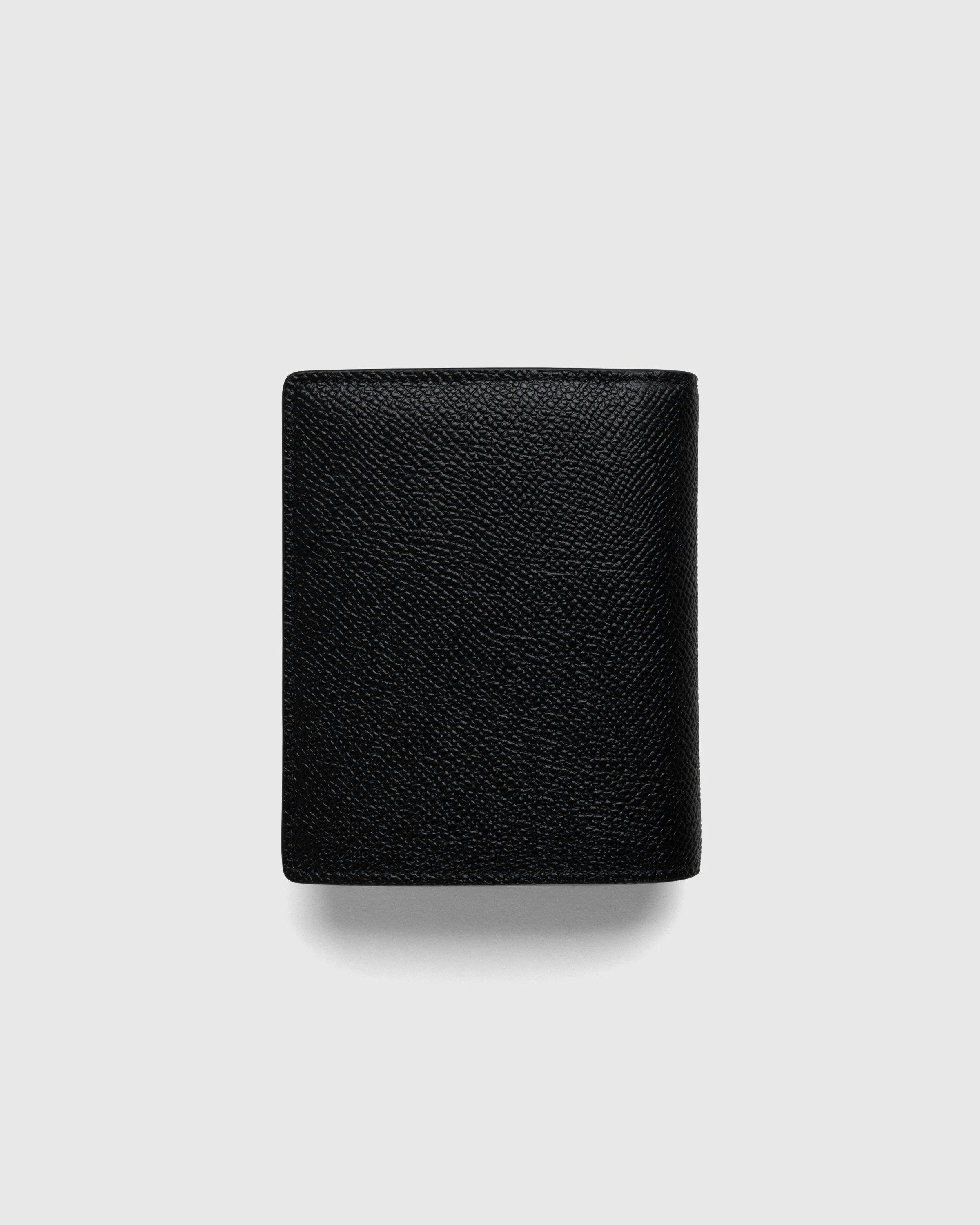 Maison Margiela - Leather Bifold Wallet Black - Accessories - Black - Image 2