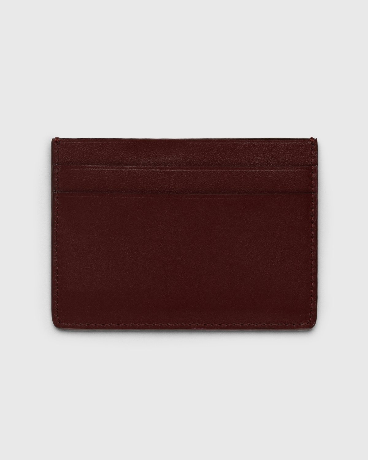 Jil Sander - Leather Card Holder Dark Red - Accessories - Red - Image 2