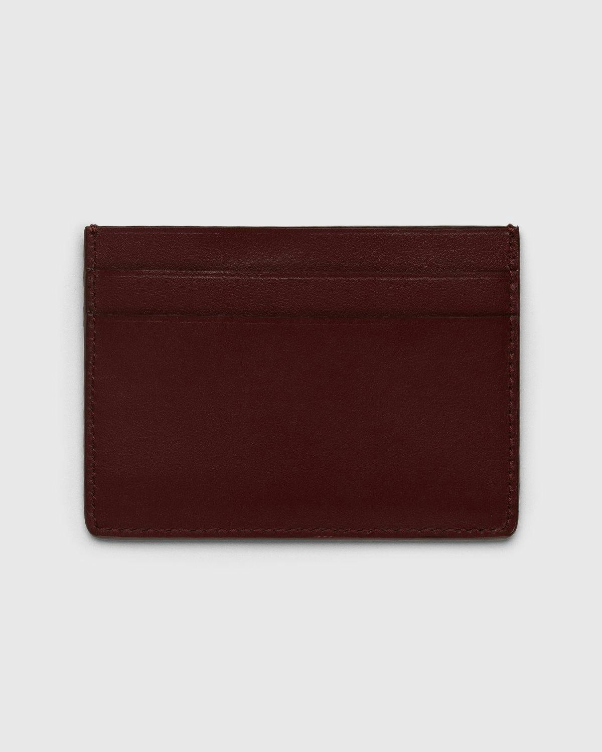 Jil Sander - Leather Card Holder Dark Red - Accessories - Red - Image 2