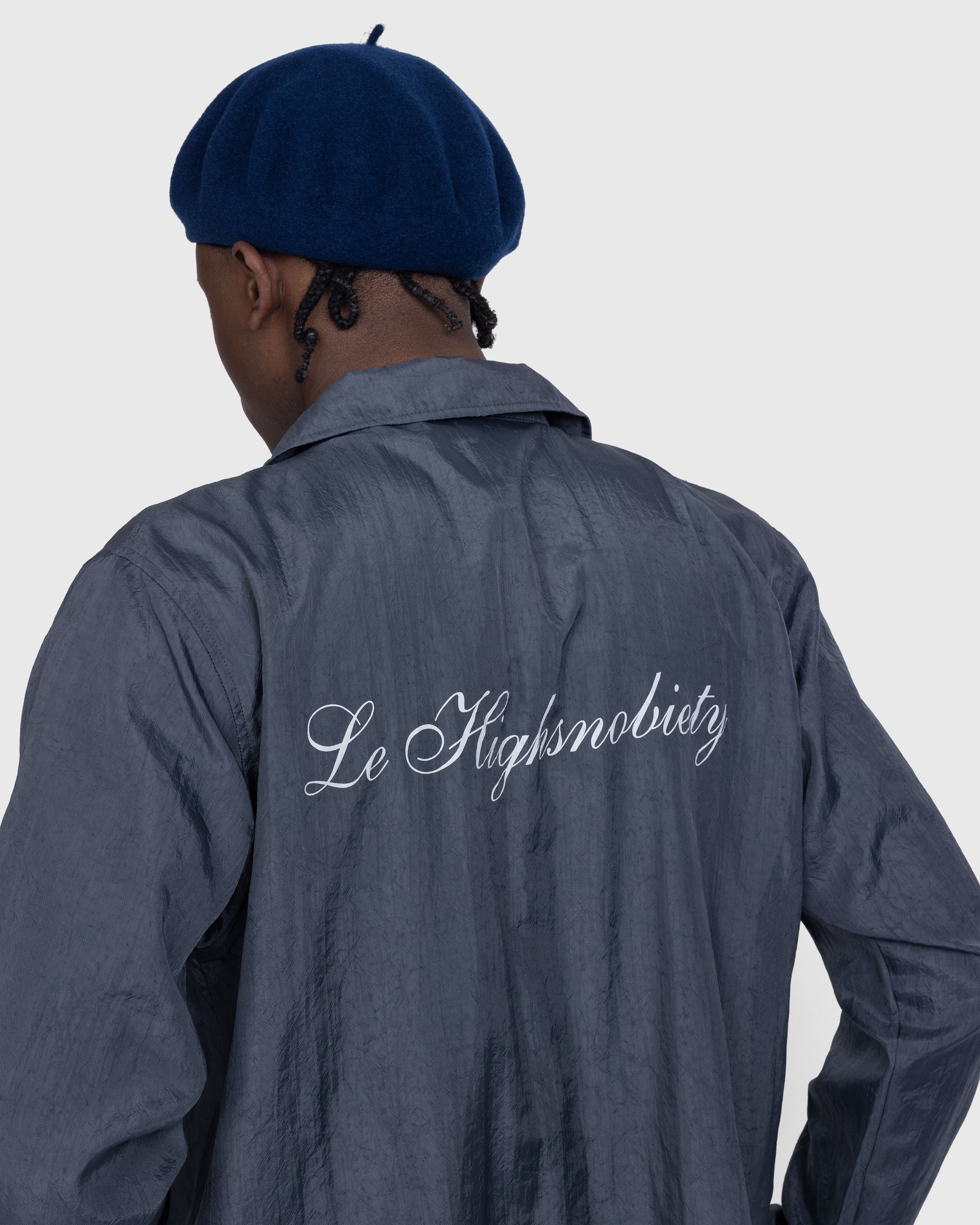 Highsnobiety - Not in Paris 5 Beret with Paris Pins - Accessories - Blue - Image 8