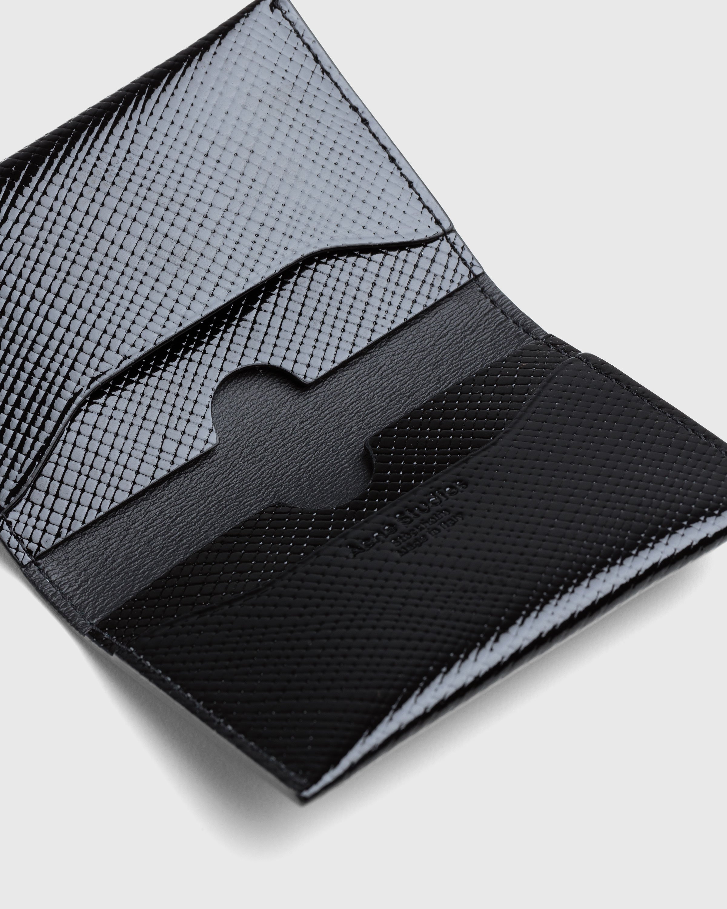 Acne Studios - Folded Card Holder Black - Accessories - Black - Image 3