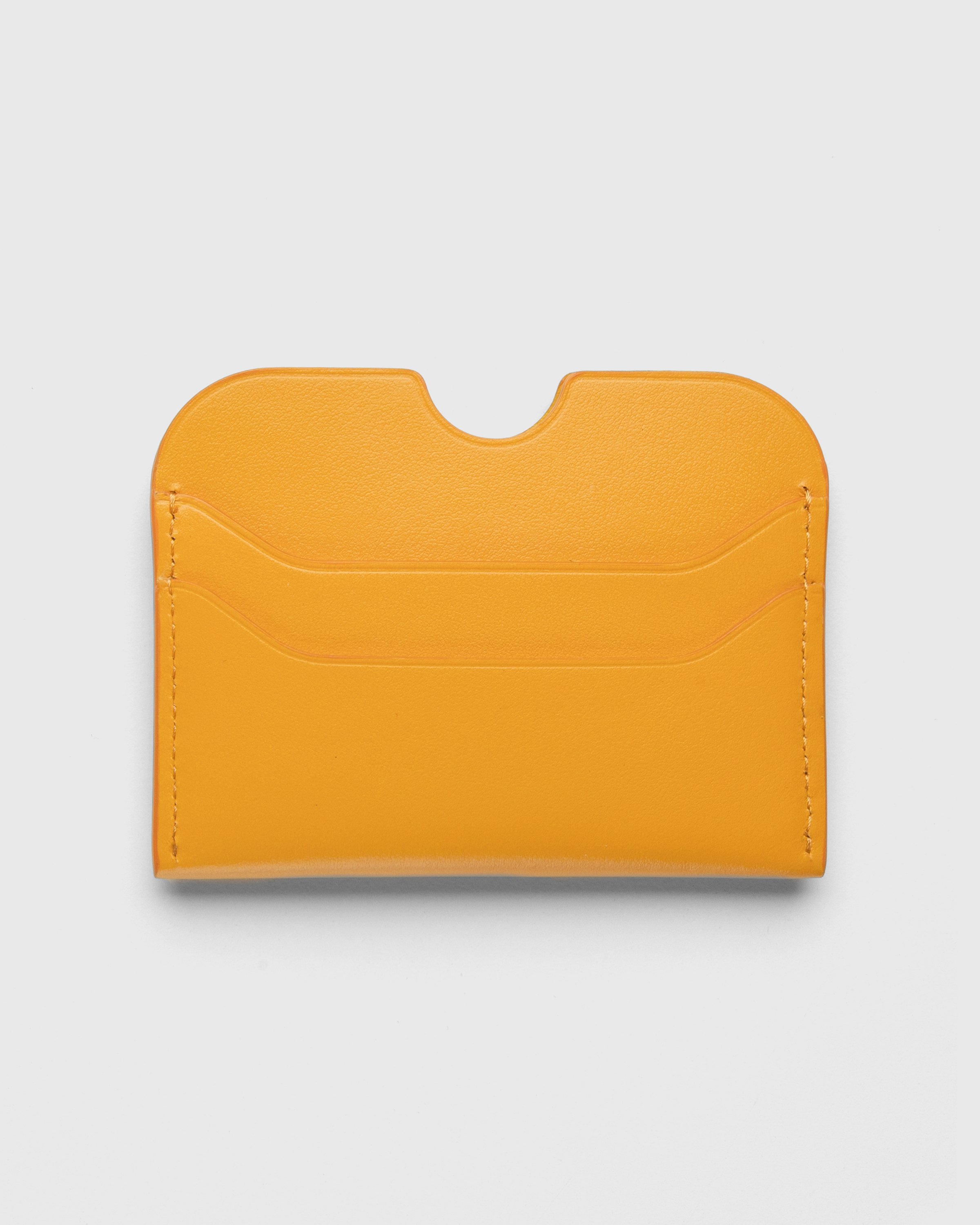 Acne Studios - Leather Card Holder Orange - Accessories - Orange - Image 2