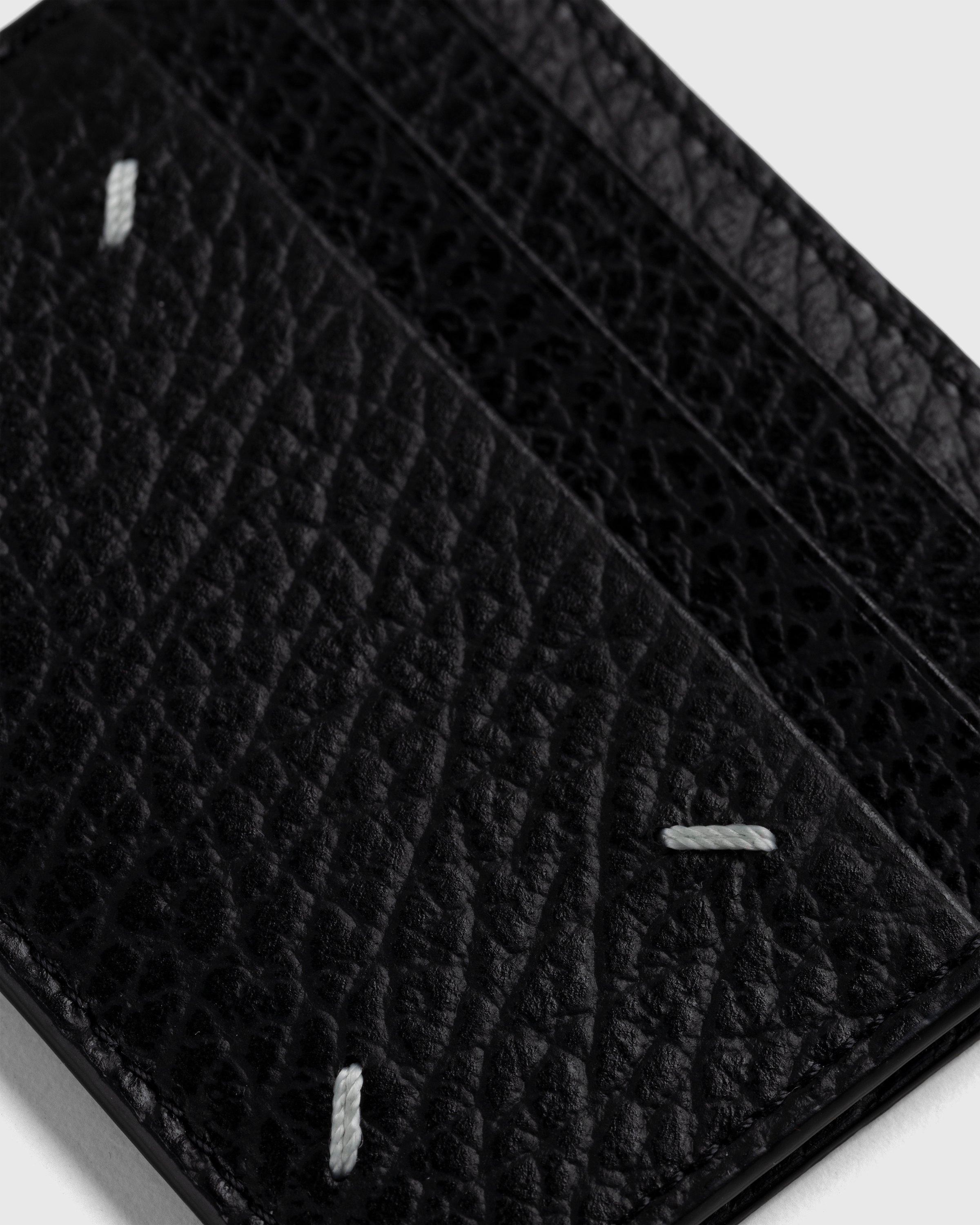 Maison Margiela - Leather Card Holder Black - Accessories - Black - Image 4
