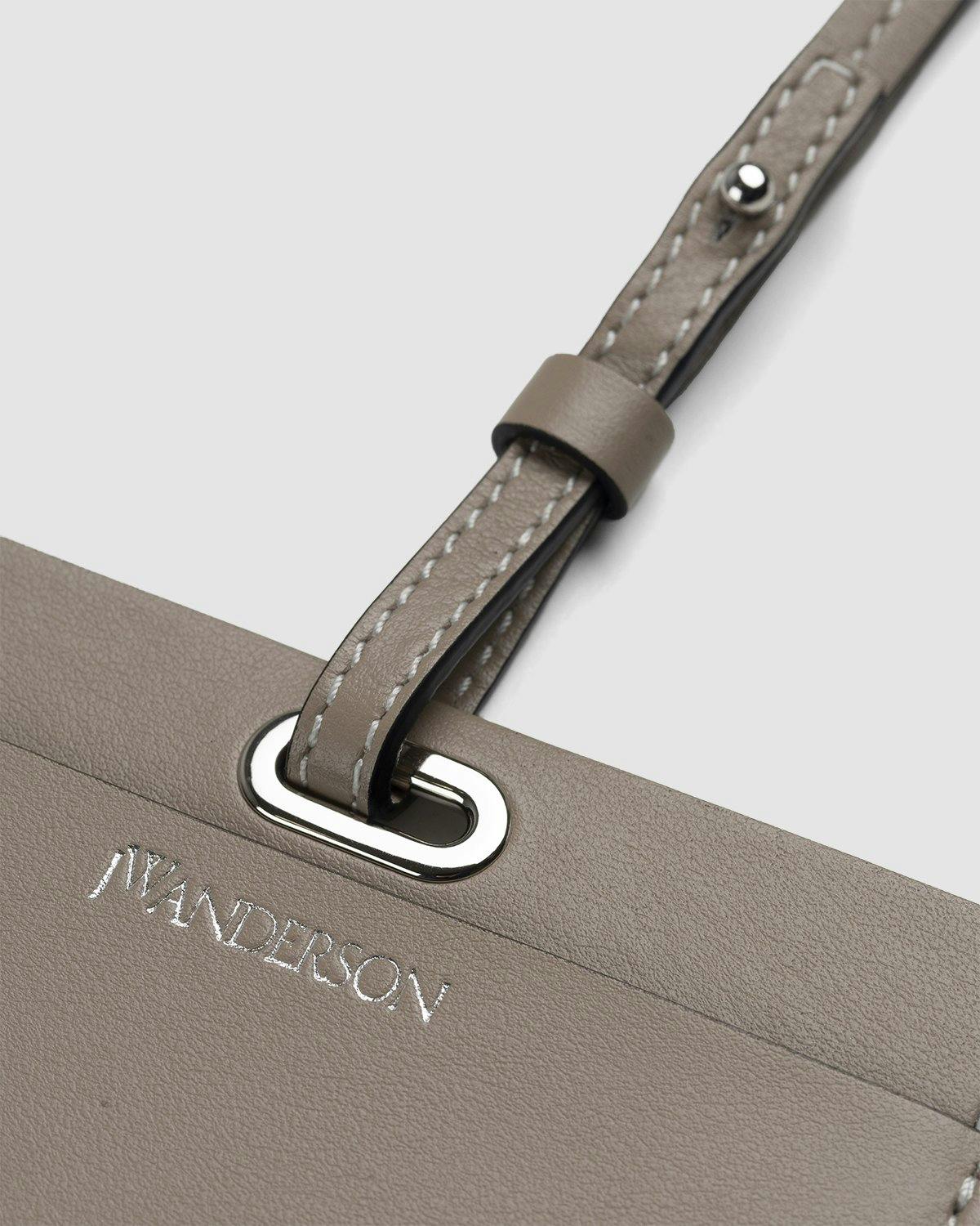 J.W. Anderson - Zip Cardholder With Strap Taupe - Accessories - Beige - Image 4