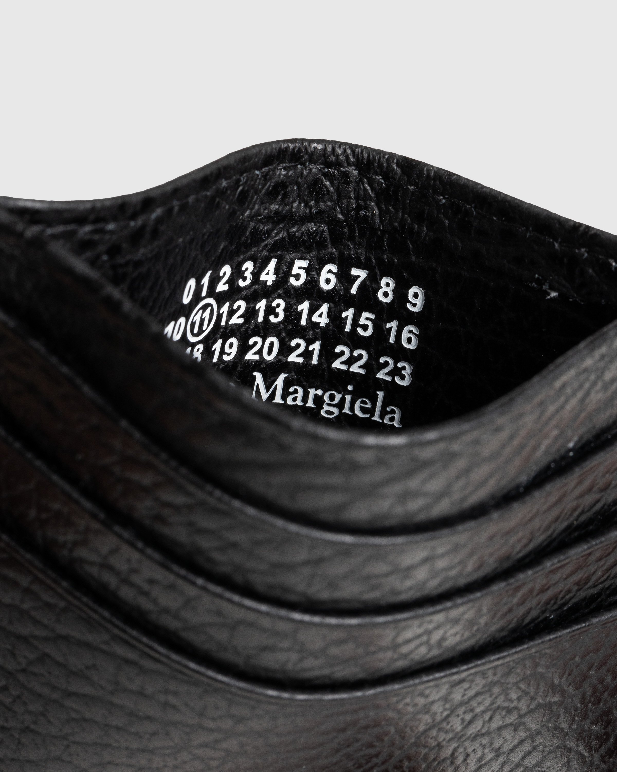 Maison Margiela - Leather Cardholder Black - Accessories - Black - Image 4