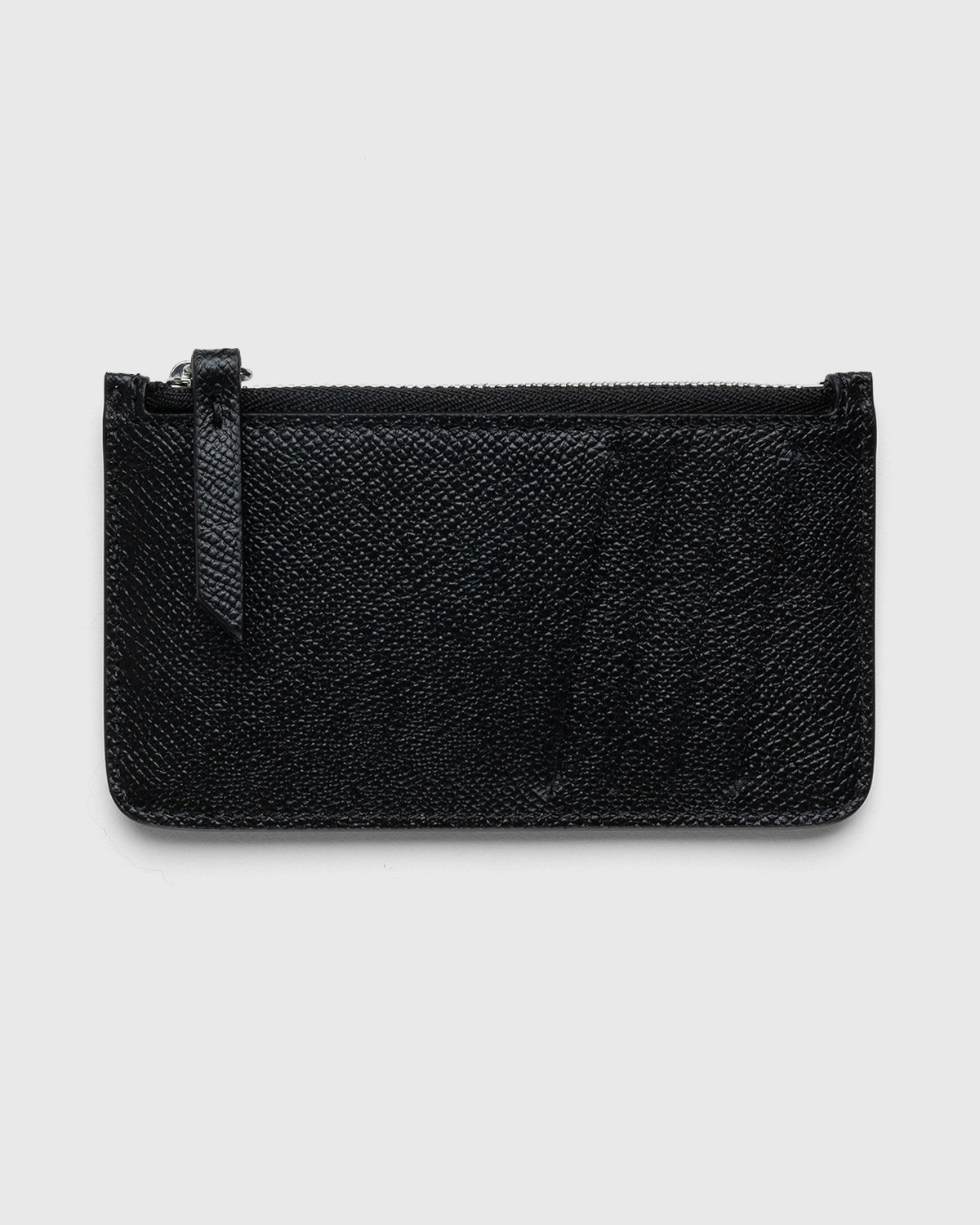 Maison Margiela - Zip Leather Card Holder Black - Accessories - Black - Image 2