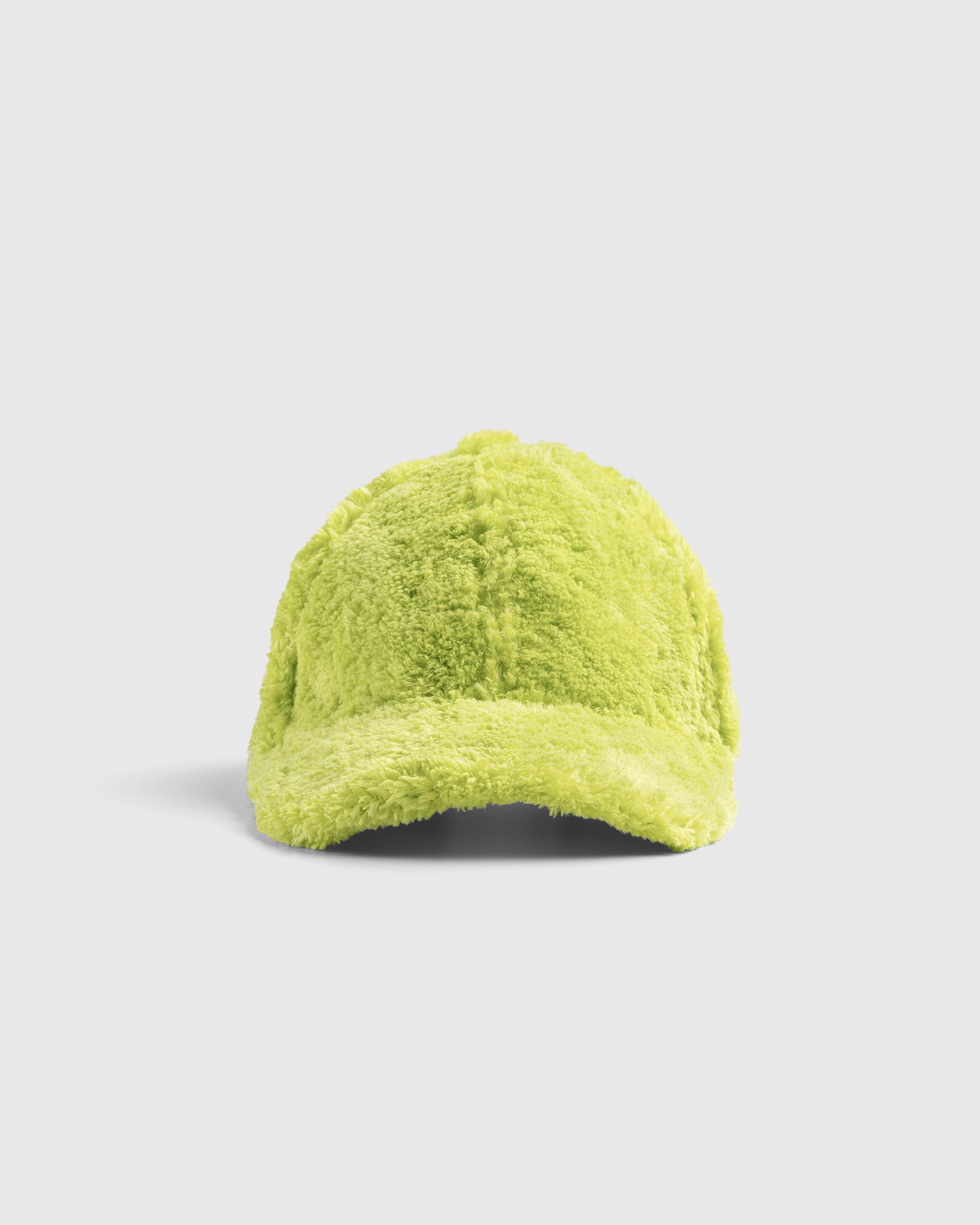 Marni - Fuzzy Faux Fur Baseball Hat Green - Accessories - Green - Image 2