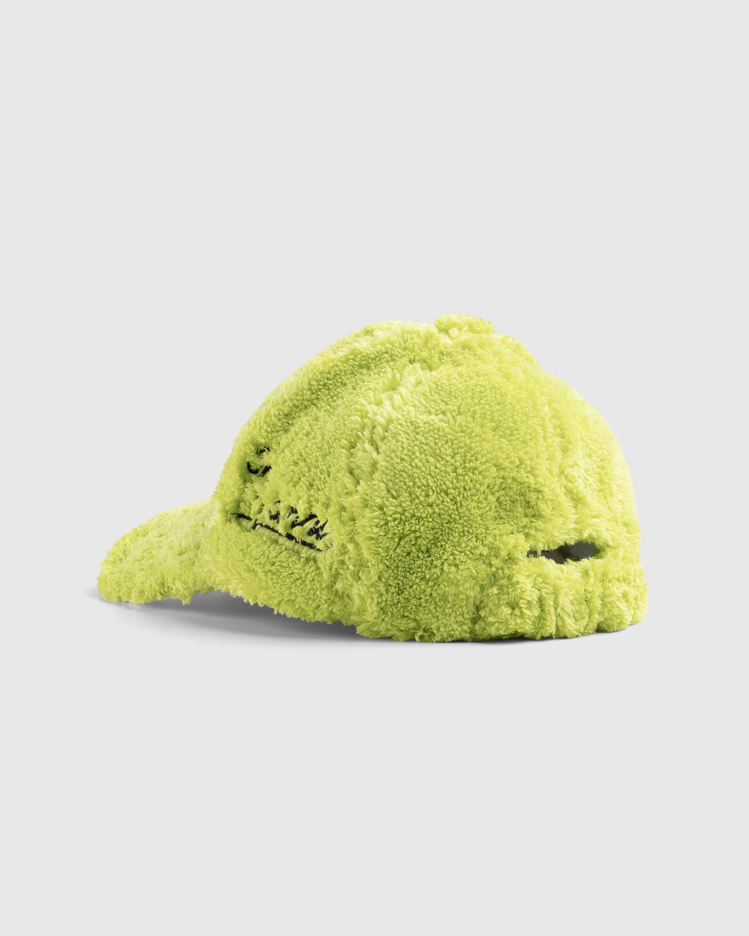 Marni - Fuzzy Faux Fur Baseball Hat Green - Accessories - Green - Image 3