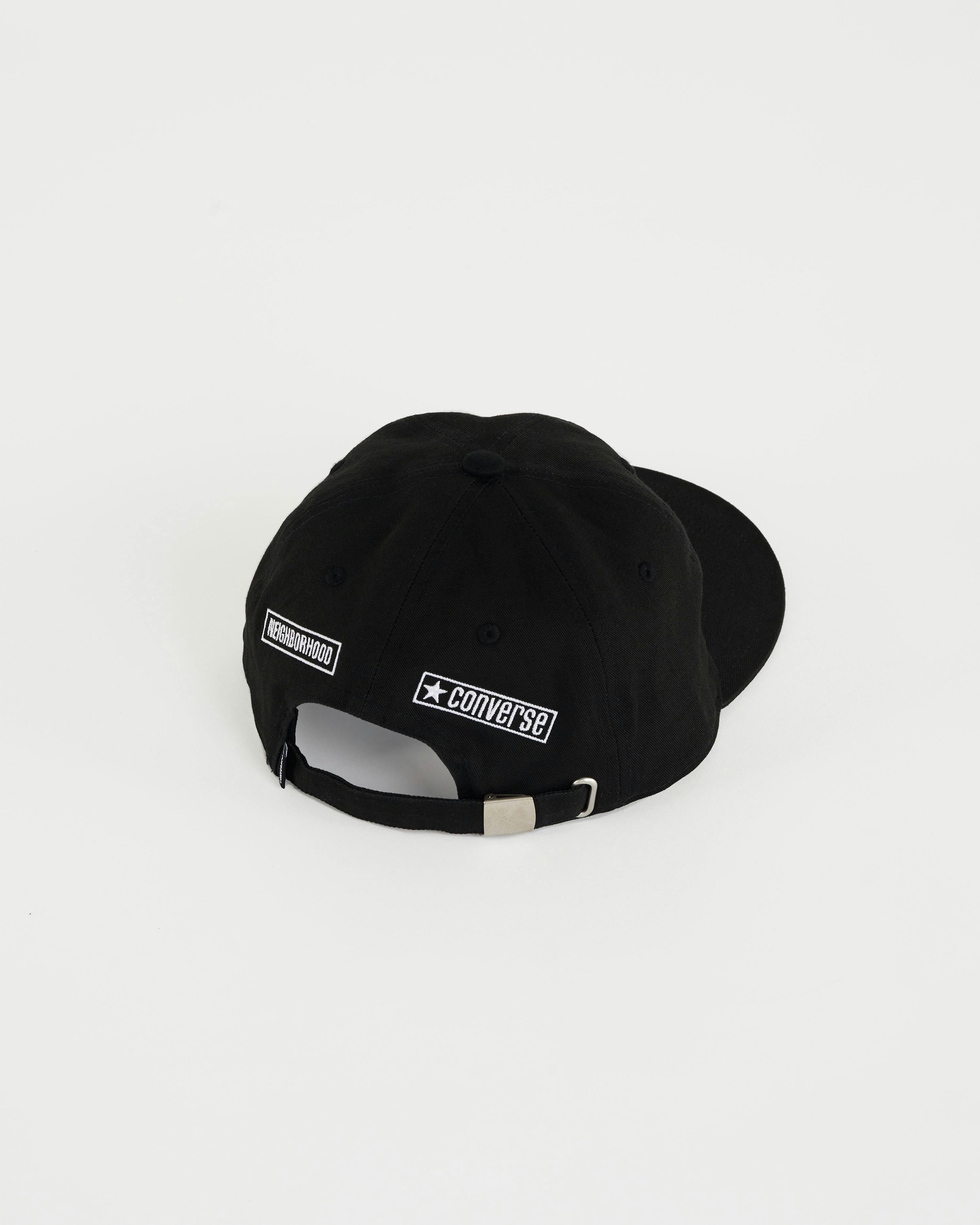 NBHD x Converse - 6 Panel Black Hat - Accessories - Black - Image 2