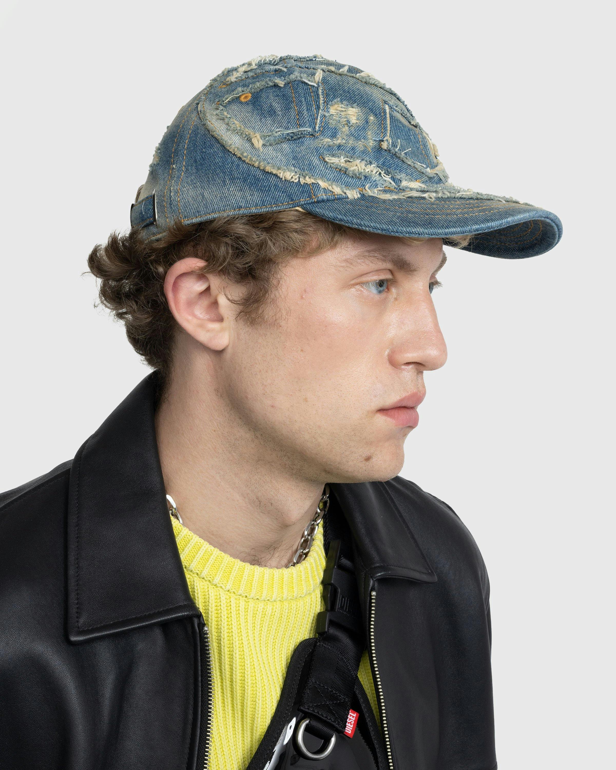 Diesel - C-Obi Denim Hat Blue - Accessories - Beige - Image 4