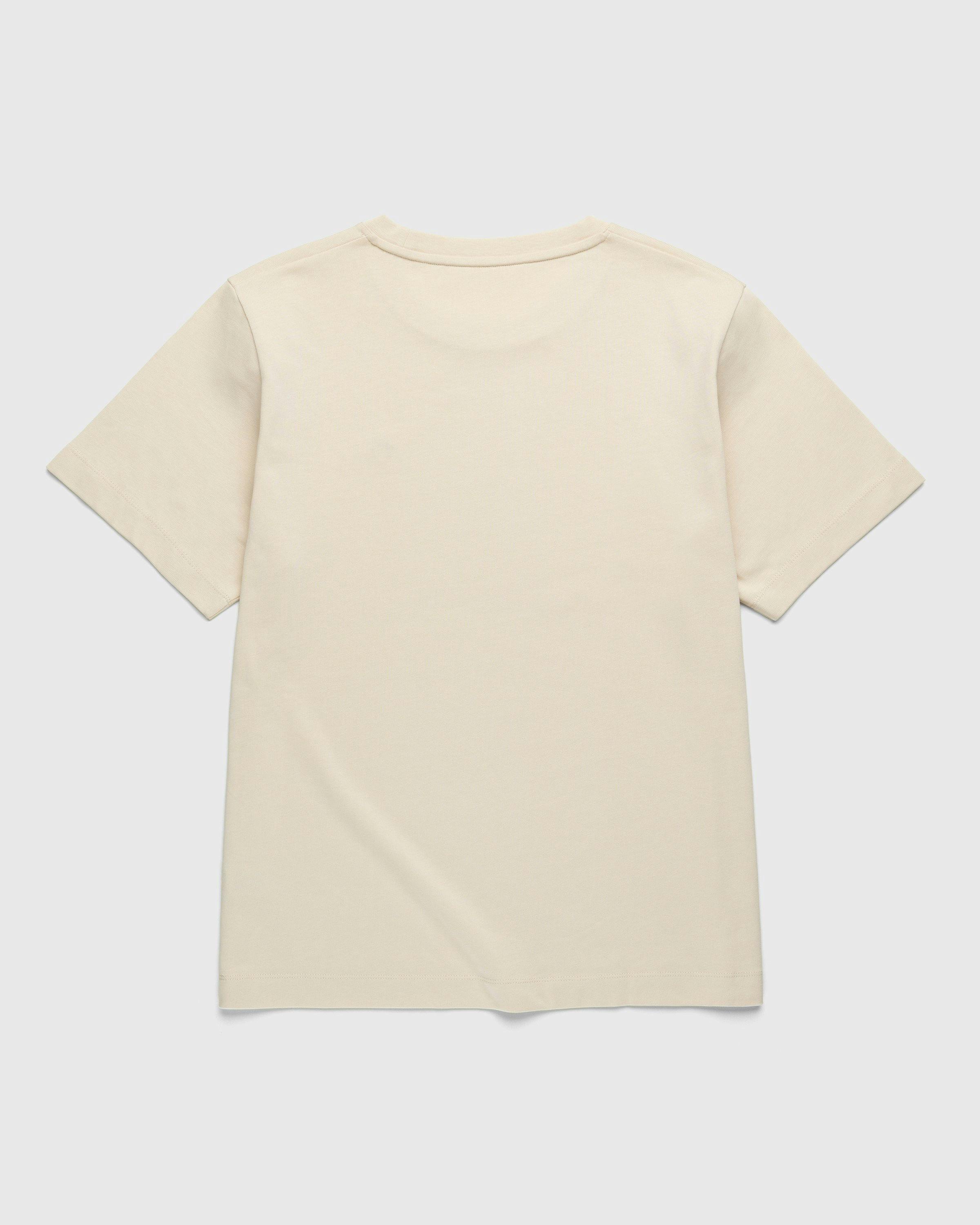 Marine Serre - Organic Cotton T-Shirt Beige - Clothing - Beige - Image 2