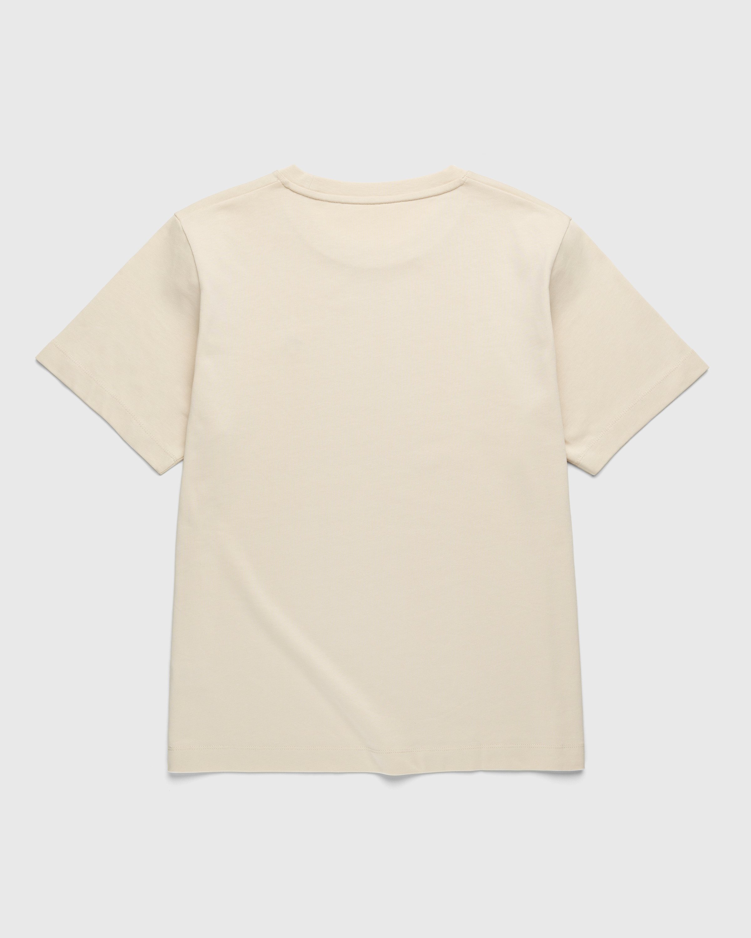 Marine Serre - Organic Cotton T-Shirt Beige - Clothing - Beige - Image 2