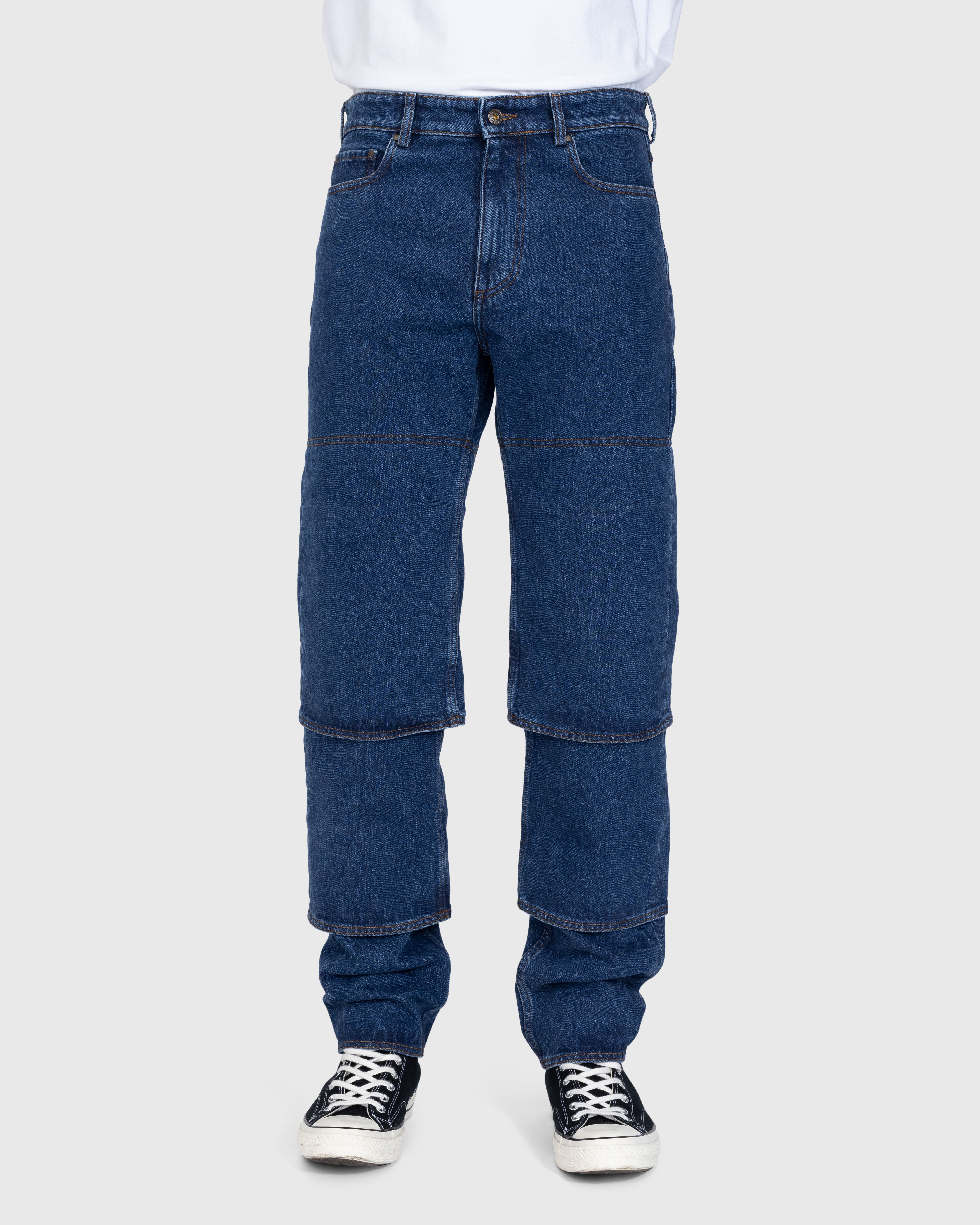 Y/Project - Classic Multi-Cuff Jeans Blue - Clothing - Blue - Image 2