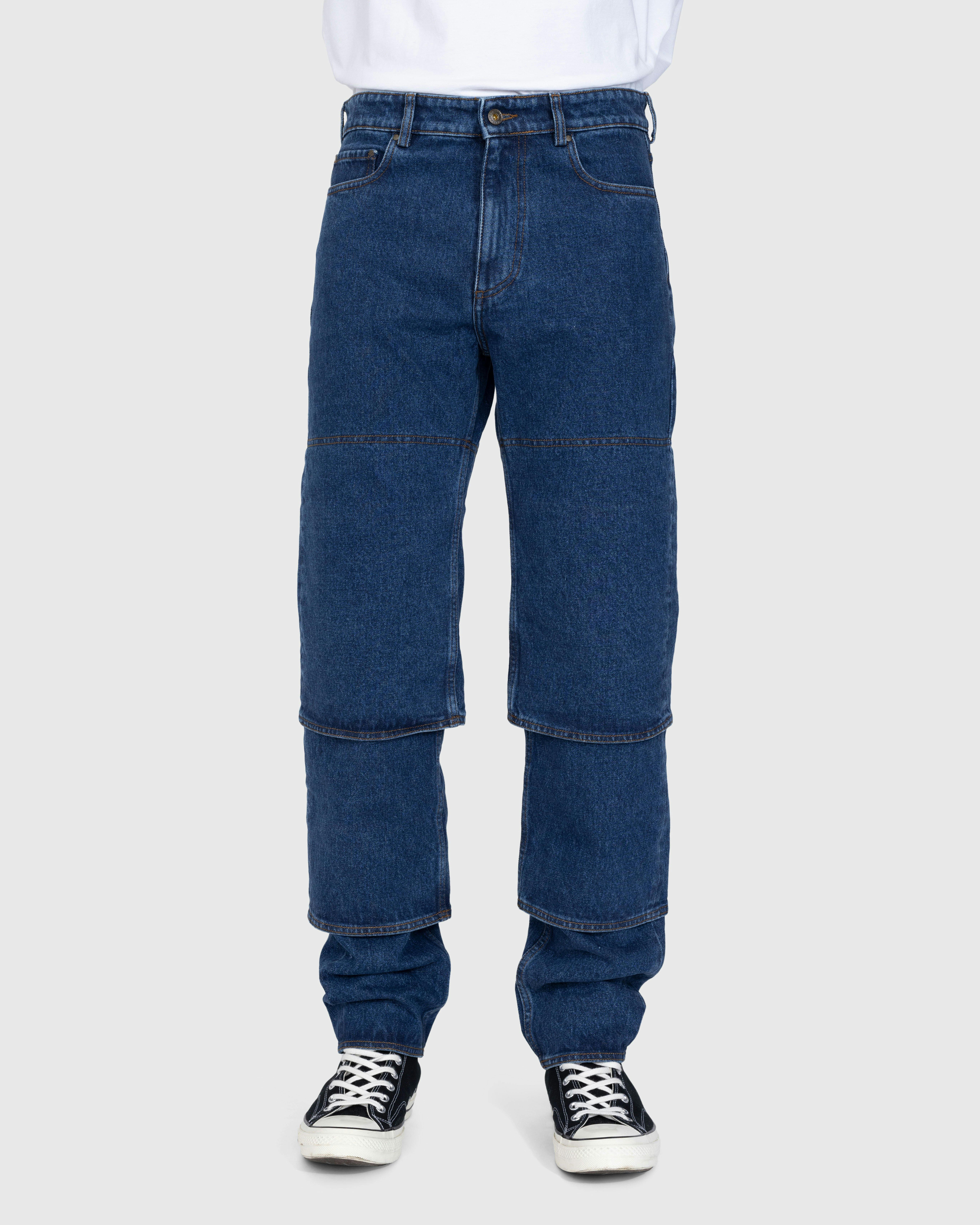 Y/Project - Classic Multi-Cuff Jeans Blue - Clothing - Blue - Image 2