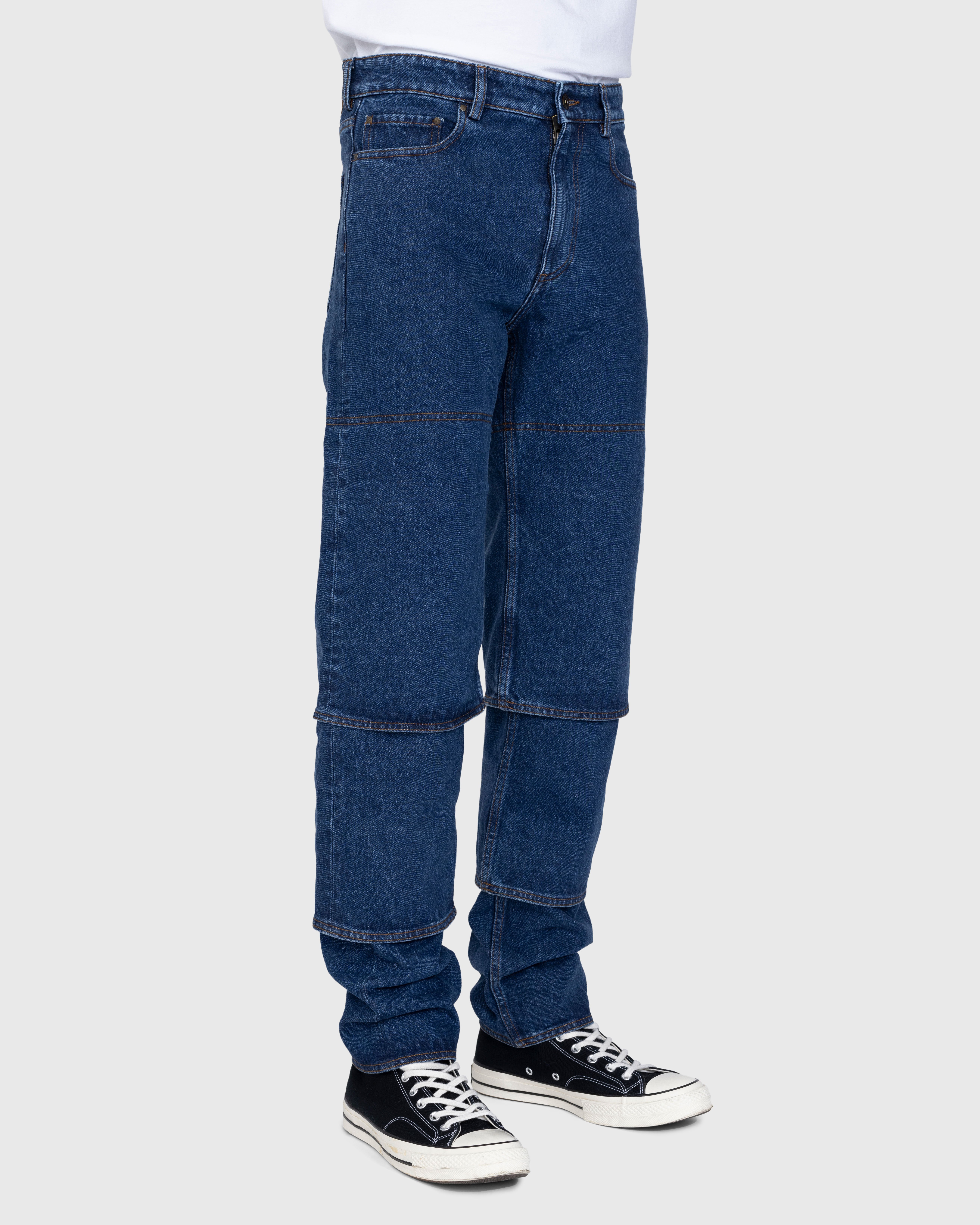 Y/Project - Classic Multi-Cuff Jeans Blue - Clothing - Blue - Image 4