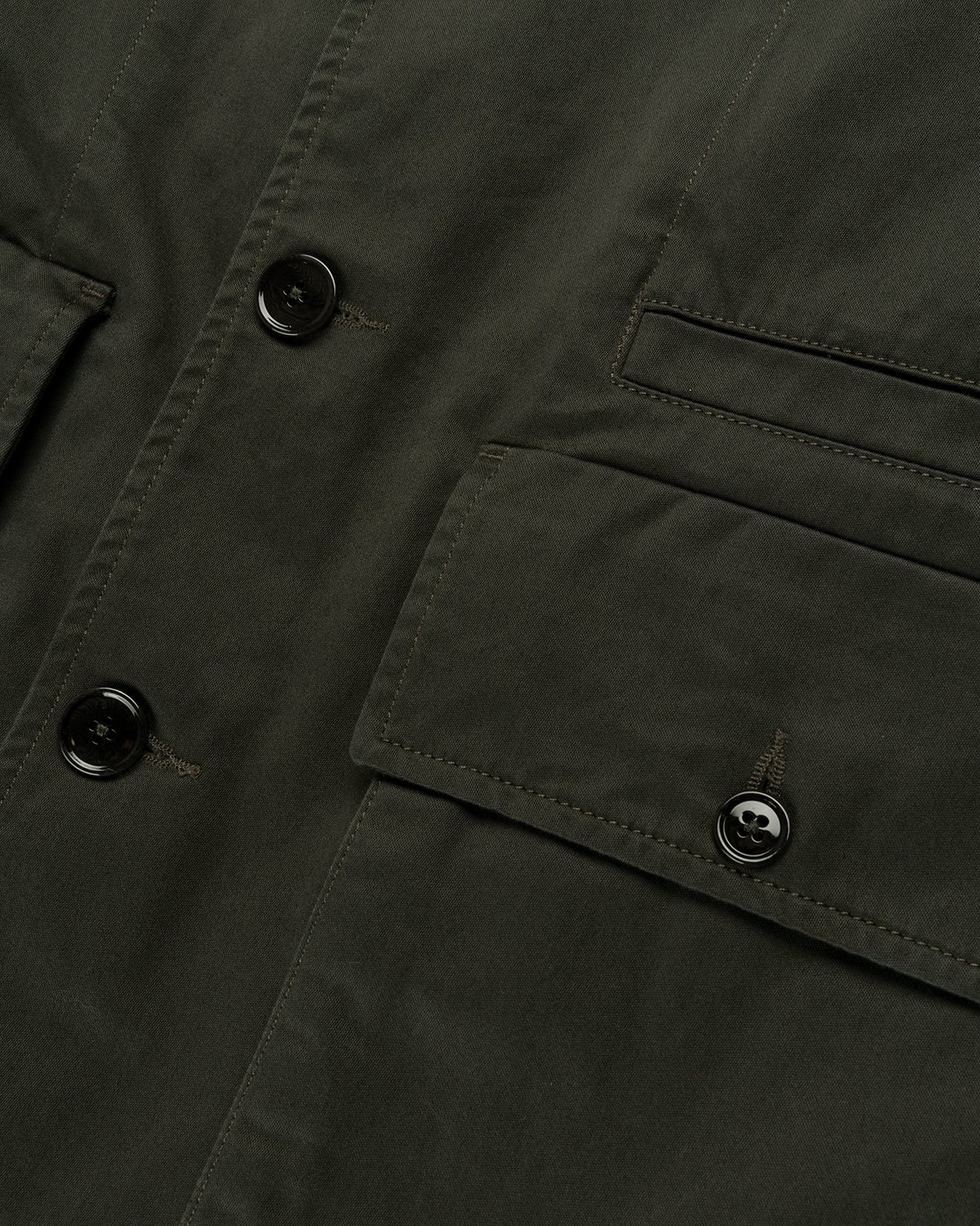 Lemaire - Boxy Blouson Dark Slate Green - Clothing - Grey - Image 6
