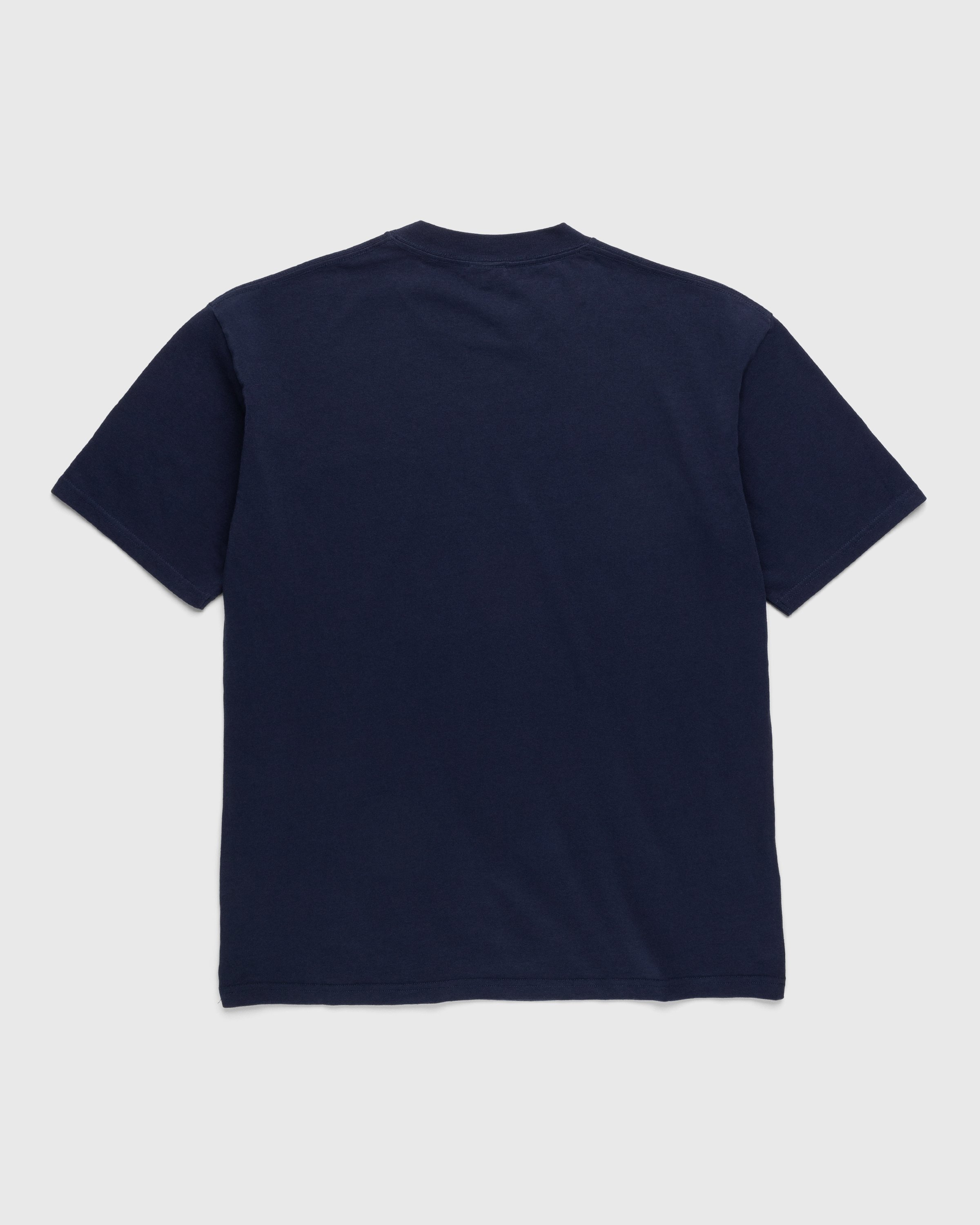 Highsnobiety - Not In Paris 4 Logo T-Shirt Navy - Clothing - Blue - Image 2