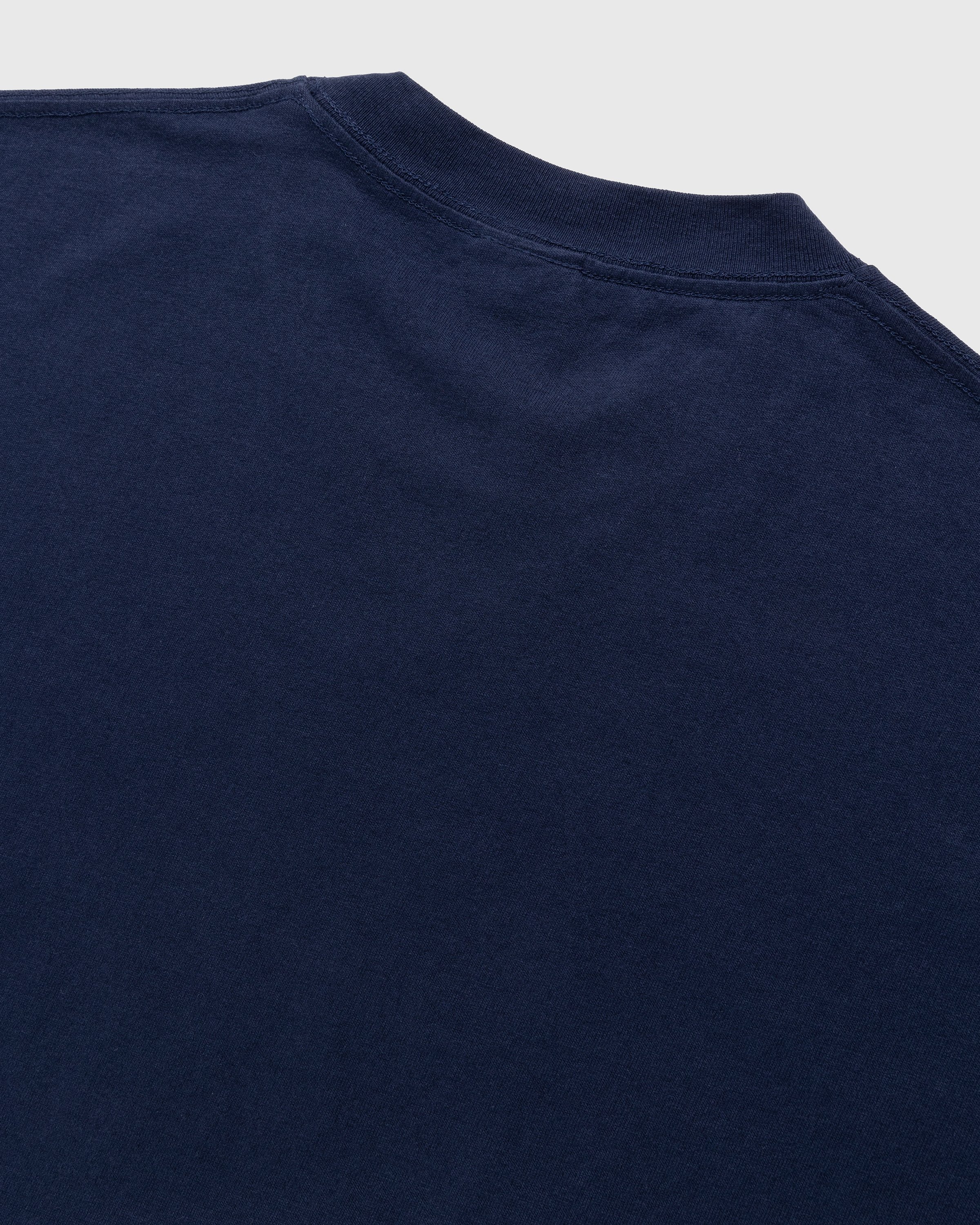 Highsnobiety - Not In Paris 4 Logo T-Shirt Navy - Clothing - Blue - Image 3
