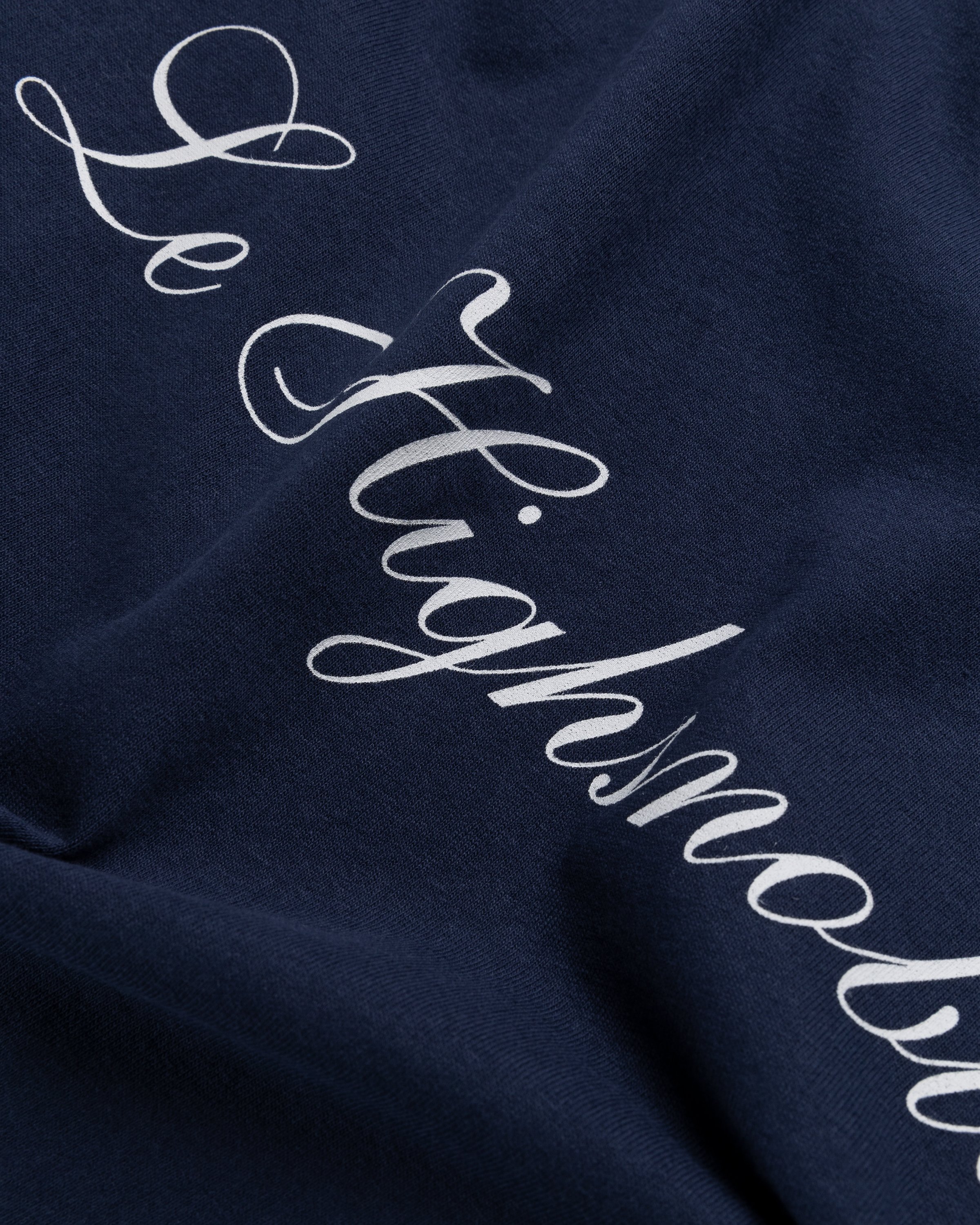 Highsnobiety - Not In Paris 4 Logo T-Shirt Navy - Clothing - Blue - Image 4