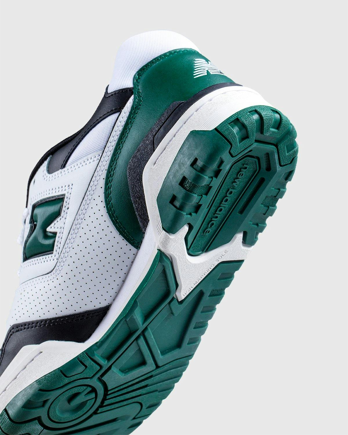 New Balance - BB550LE1 White Black Green - Footwear - White - Image 5