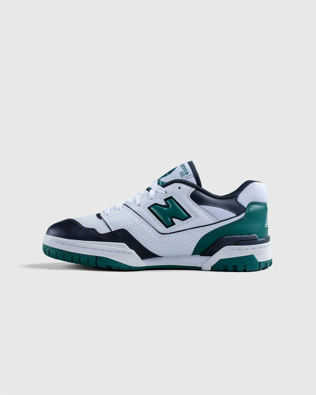 New Balance - BB550LE1 White Black Green - Footwear - White - Image 2